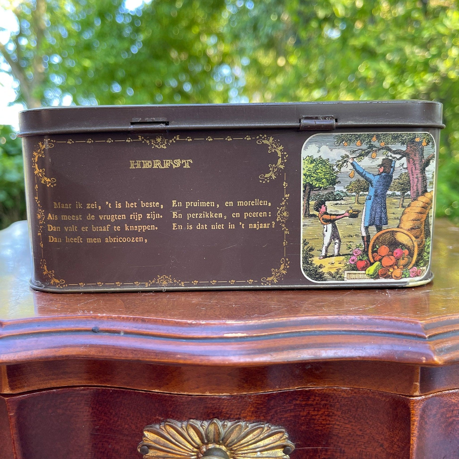 Vintage Albert Heijn blik Eene vertelling van Dorisje - Bamestra Curiosa