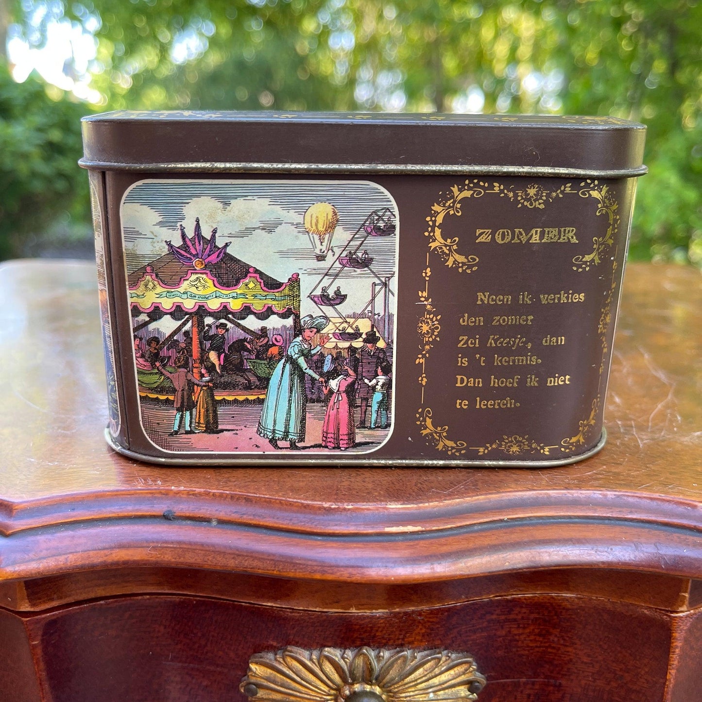 Vintage Albert Heijn blik Eene vertelling van Dorisje - Bamestra Curiosa