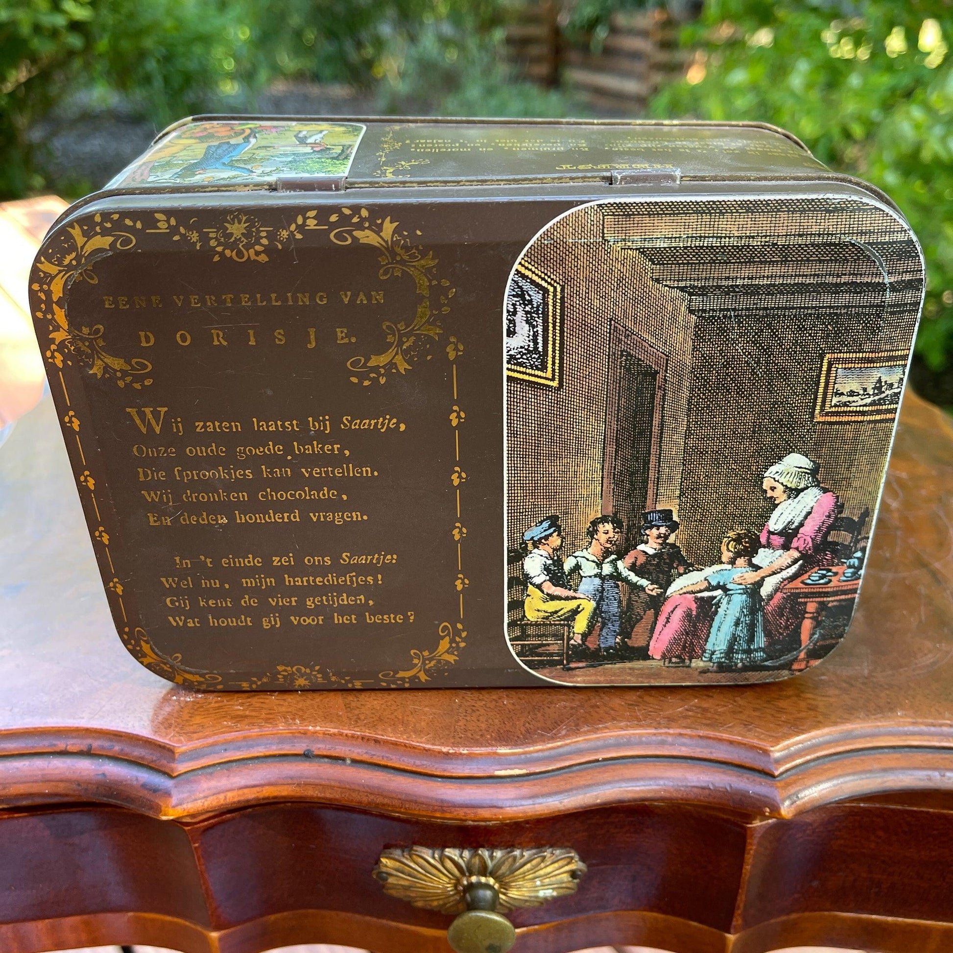 Vintage Albert Heijn blik Eene vertelling van Dorisje - Bamestra Curiosa