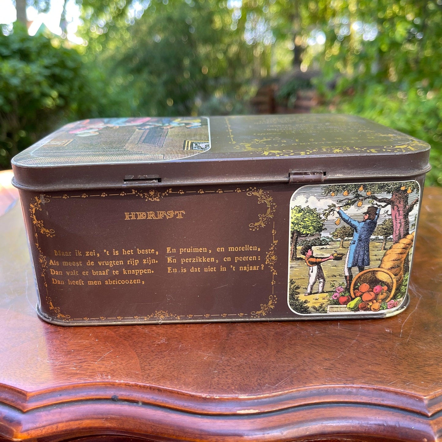 Vintage Albert Heijn blik Eene vertelling van Dorisje - Bamestra Curiosa