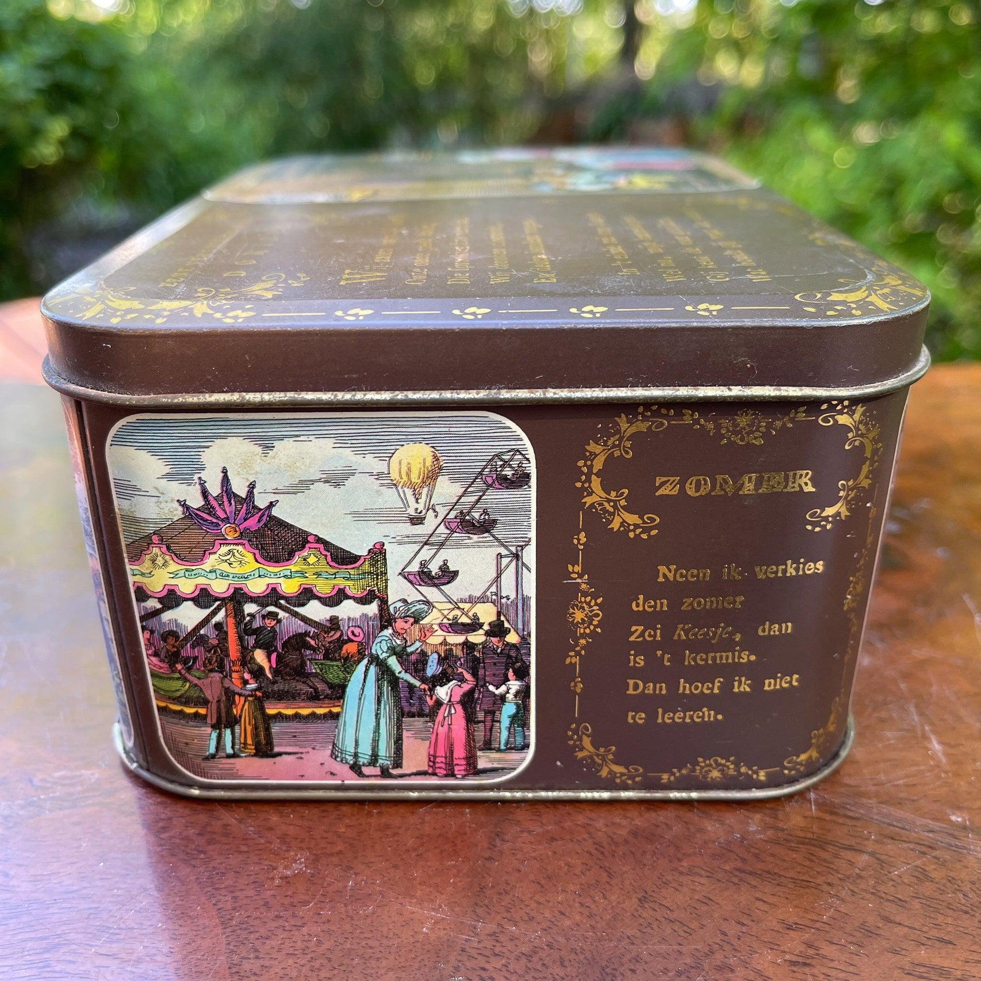 Vintage Albert Heijn blik Eene vertelling van Dorisje - Bamestra Curiosa