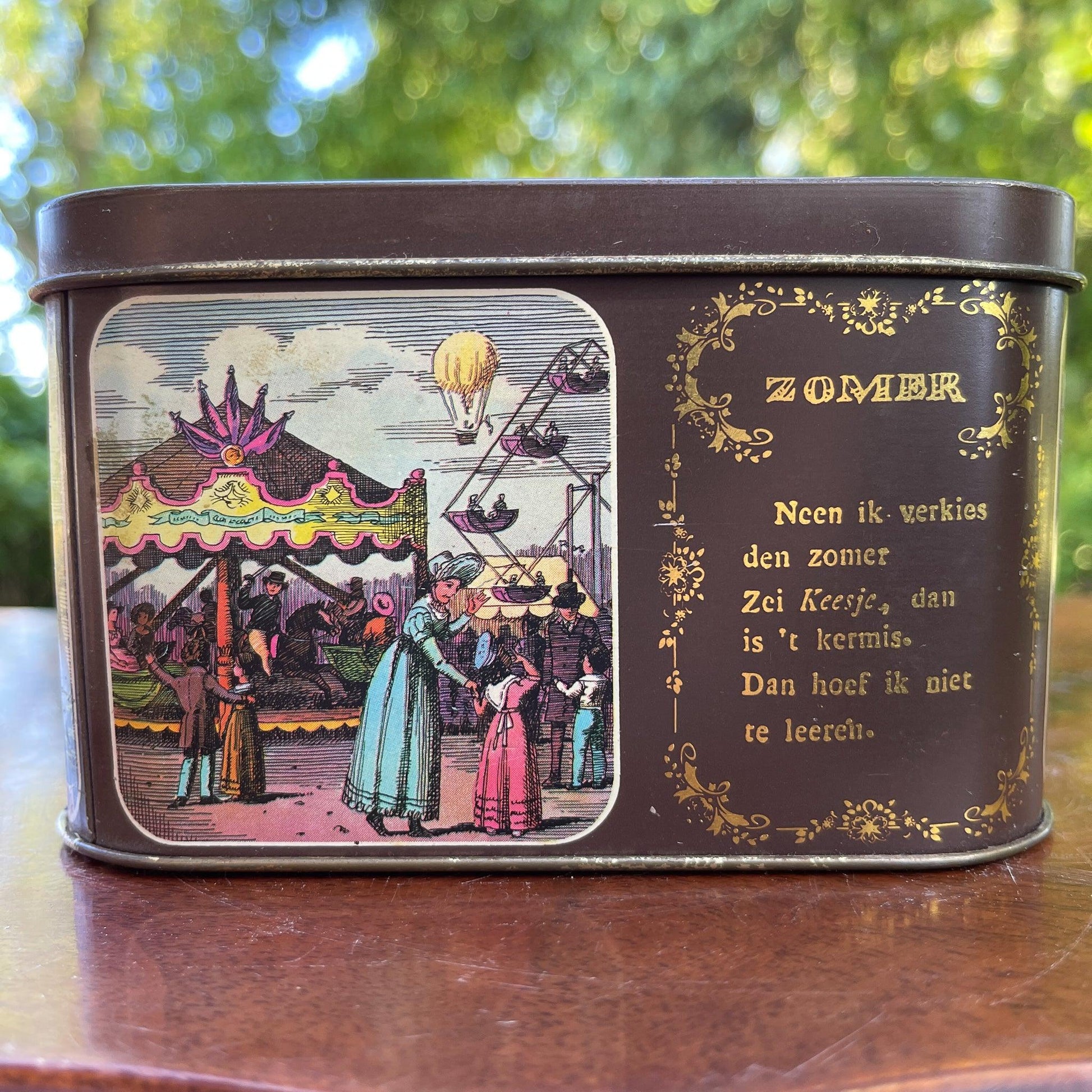 Vintage Albert Heijn blik Eene vertelling van Dorisje - Bamestra Curiosa