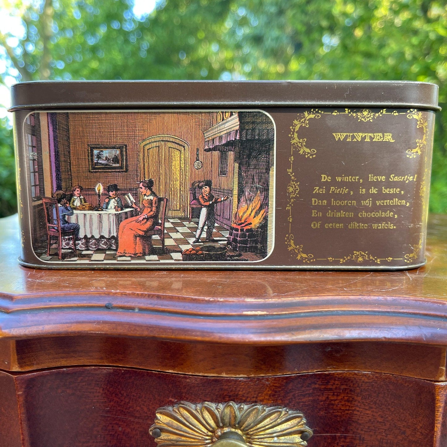 Vintage Albert Heijn blik Eene vertelling van Dorisje - Bamestra Curiosa