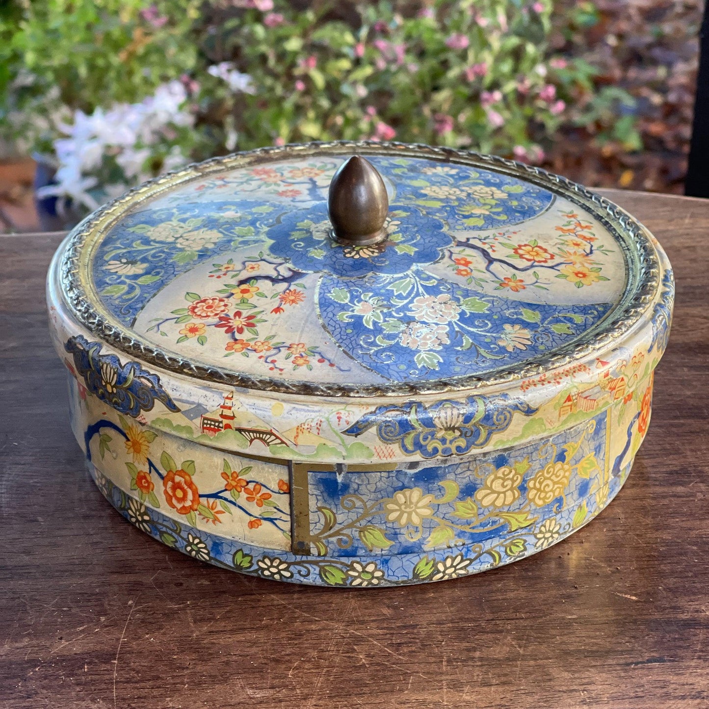 Vintage Albert Heijn koekblik - Bamestra Curiosa