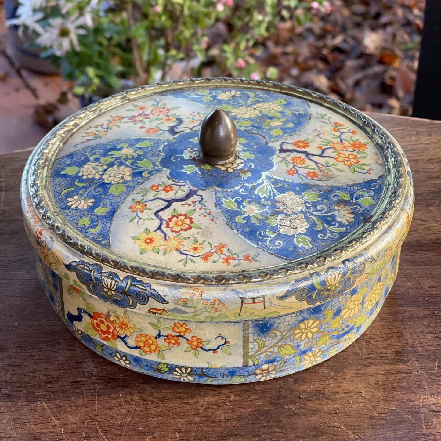 Vintage Albert Heijn koekblik - Bamestra Curiosa