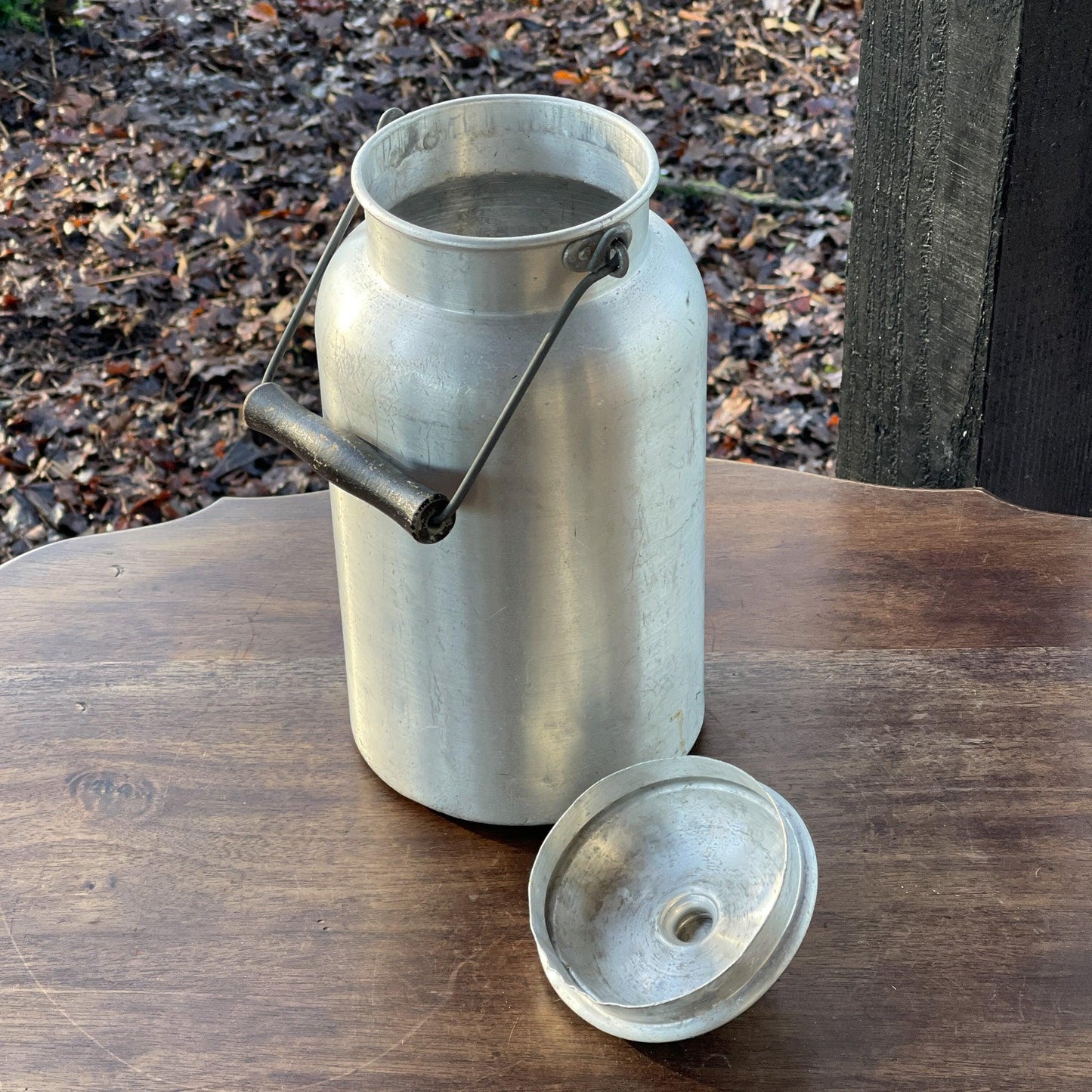 Vintage aluminium melkbus - Bamestra Curiosa