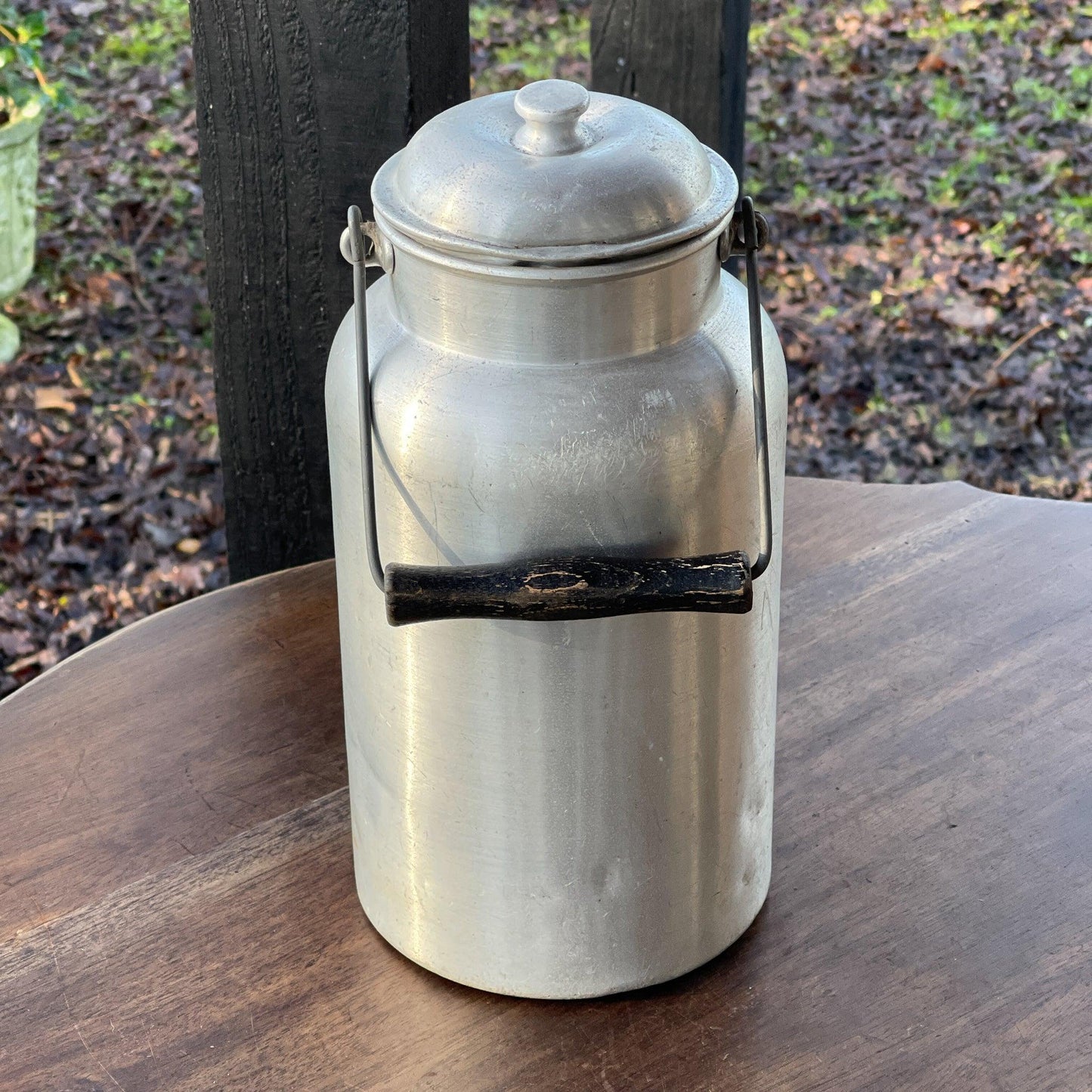 Vintage aluminium melkbus - Bamestra Curiosa