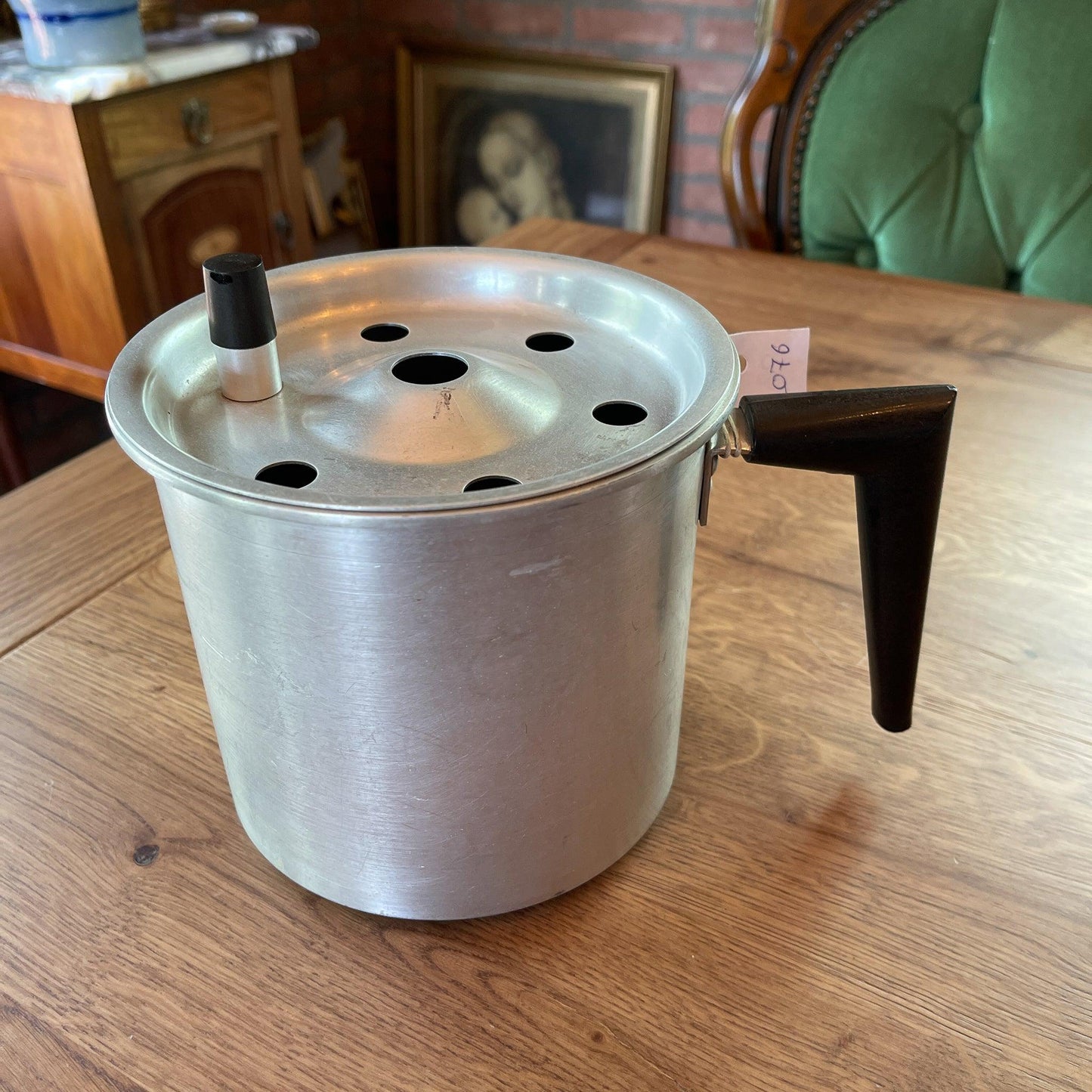 Vintage aluminium melkkoker - Bamestra Curiosa