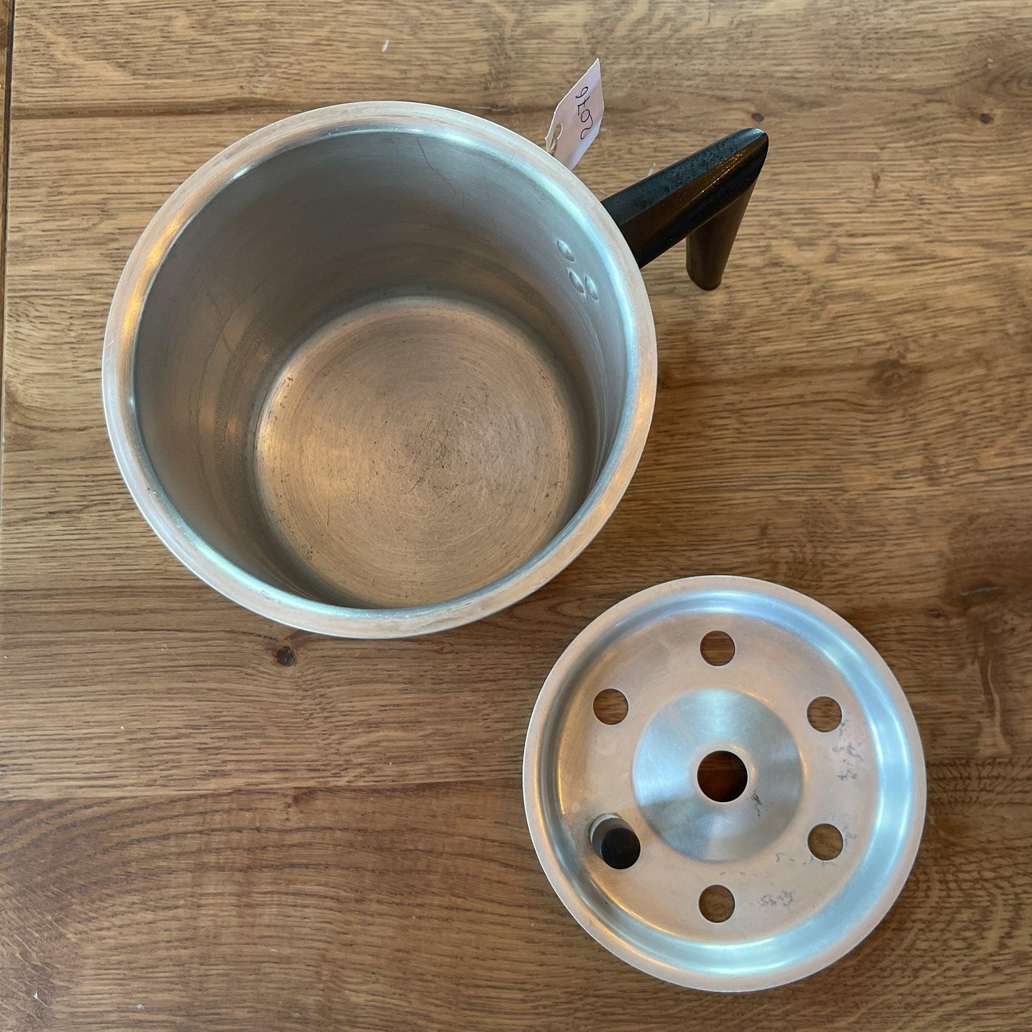 Vintage aluminium melkkoker - Bamestra Curiosa