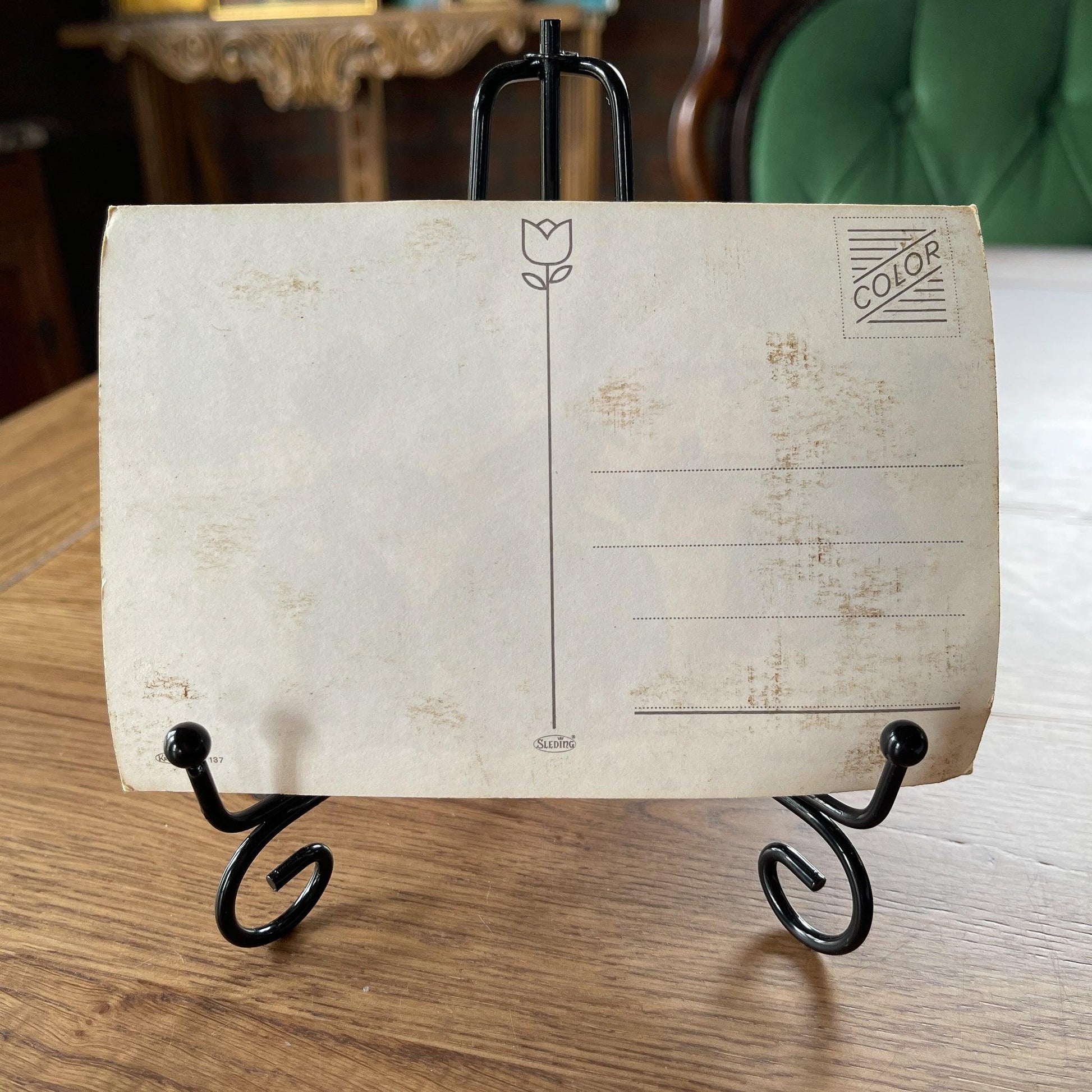 Vintage ansichtkaart kinderen in klederdracht - Bamestra Curiosa