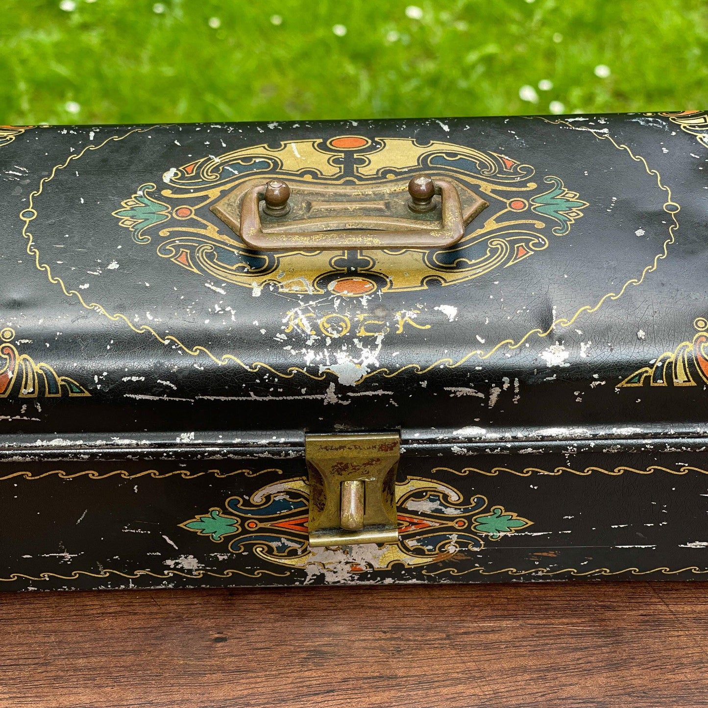 Vintage Art Deco blik - Bamestra Curiosa