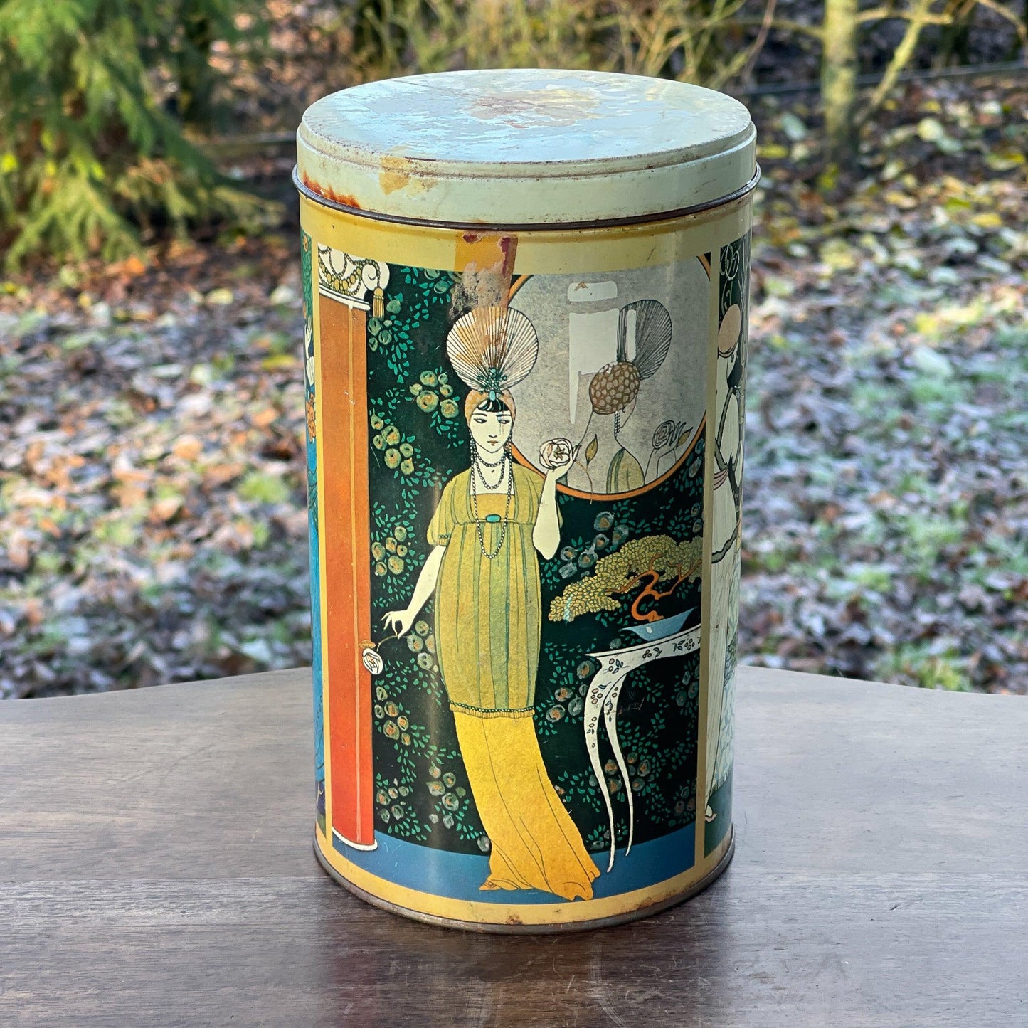 Vintage Art Deco blik - Bamestra Curiosa