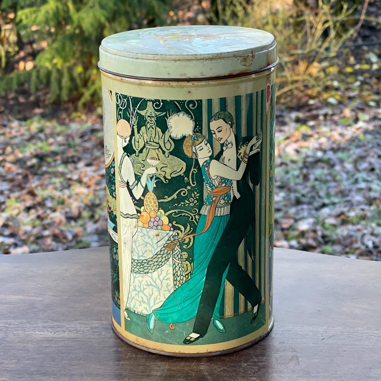 Vintage Art Deco blik - Bamestra Curiosa