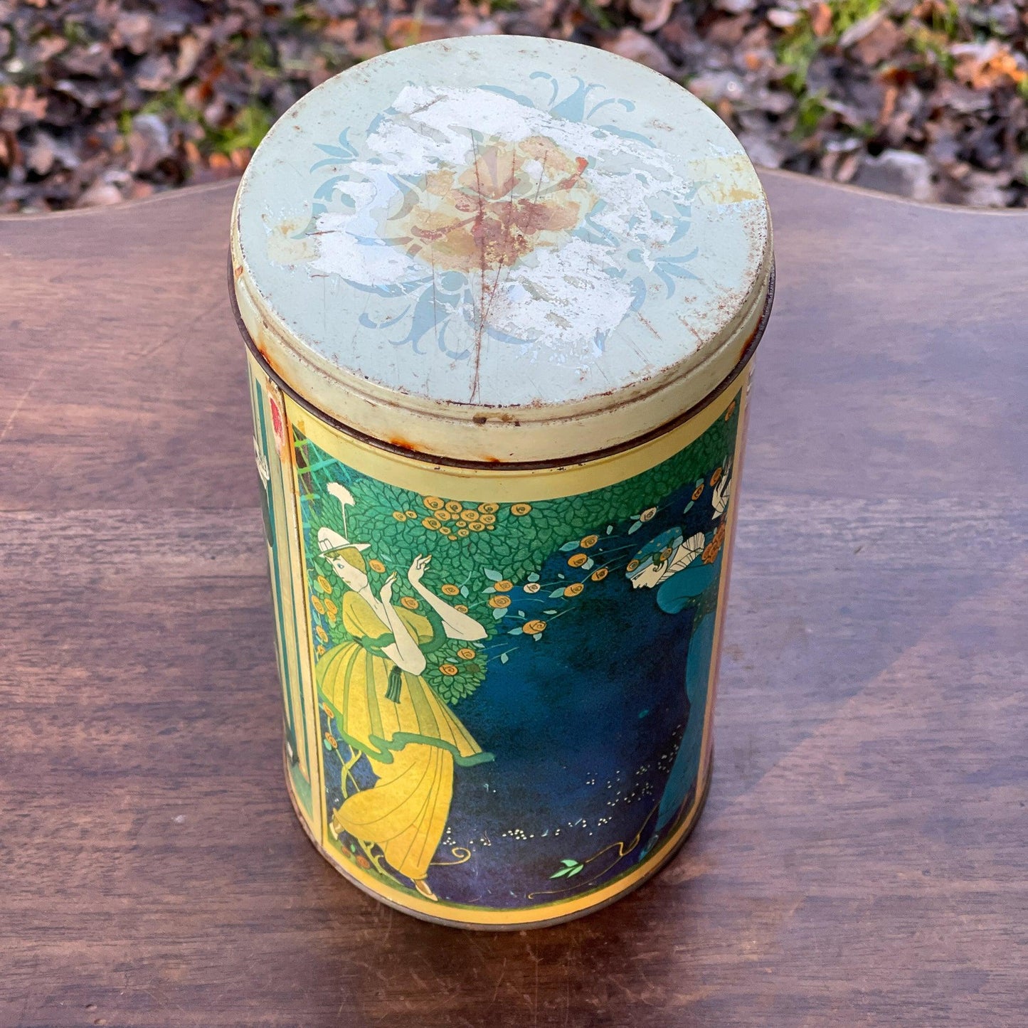 Vintage Art Deco blik - Bamestra Curiosa