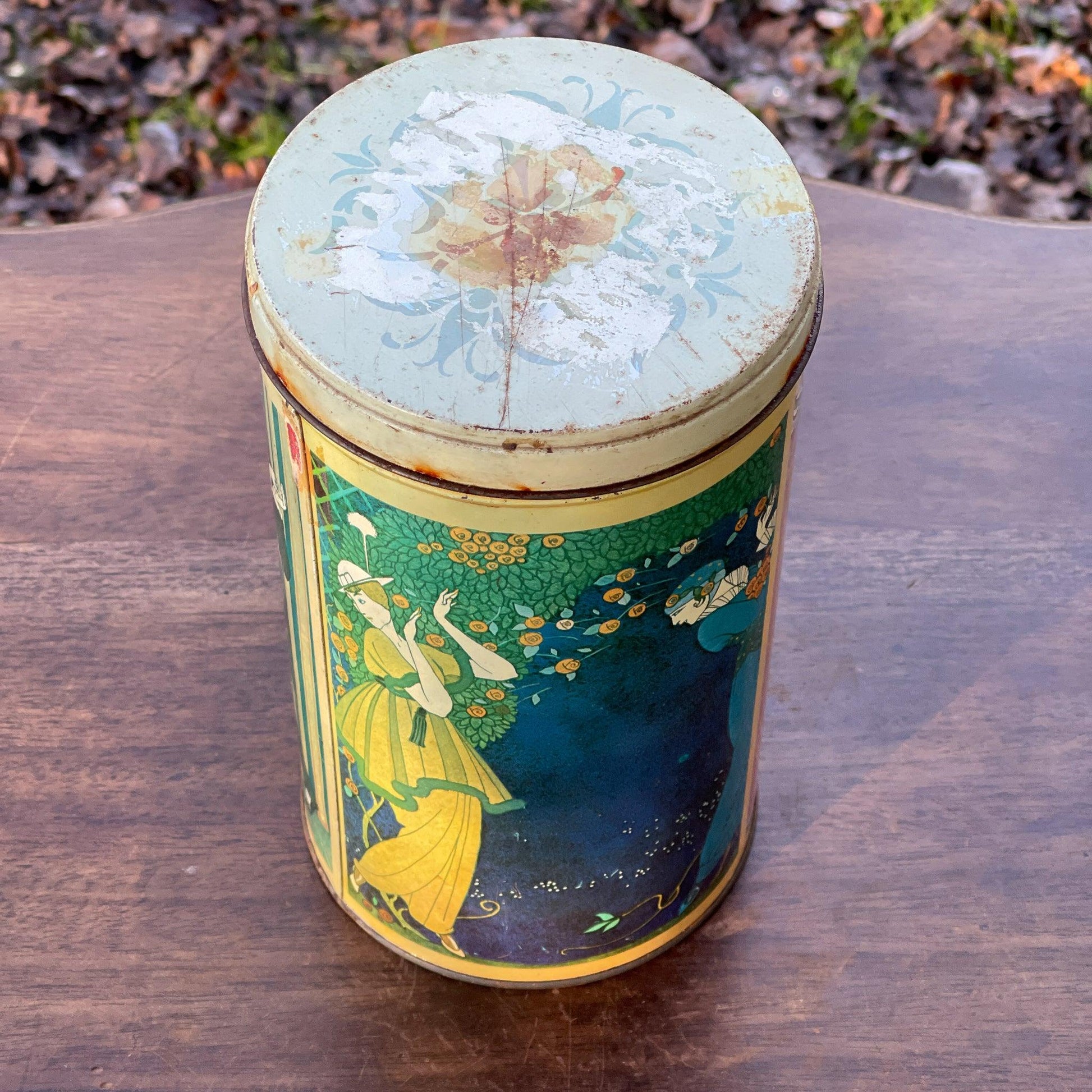 Vintage Art Deco blik - Bamestra Curiosa