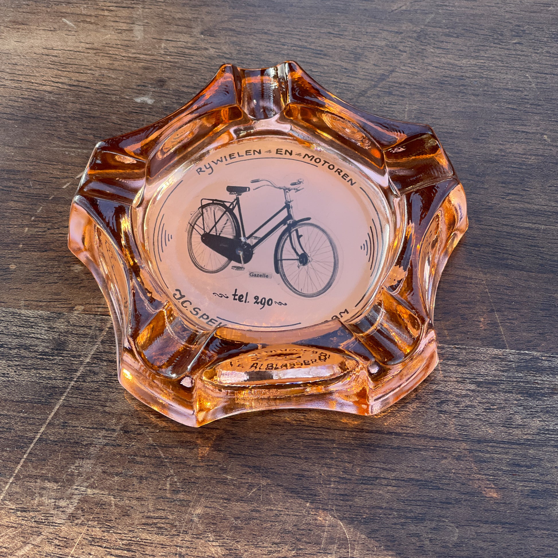 Asbak J.C. Spek Alblasserdam - Bamestra Curiosa