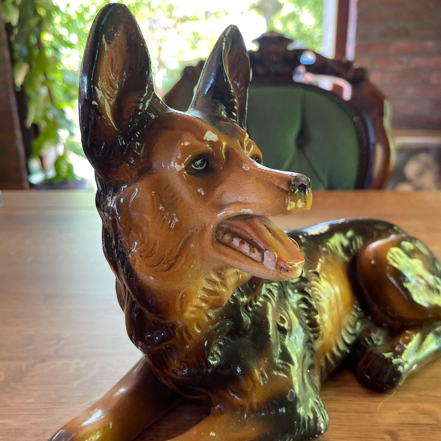 Vintage beeld Herdershond - Bamestra Curiosa