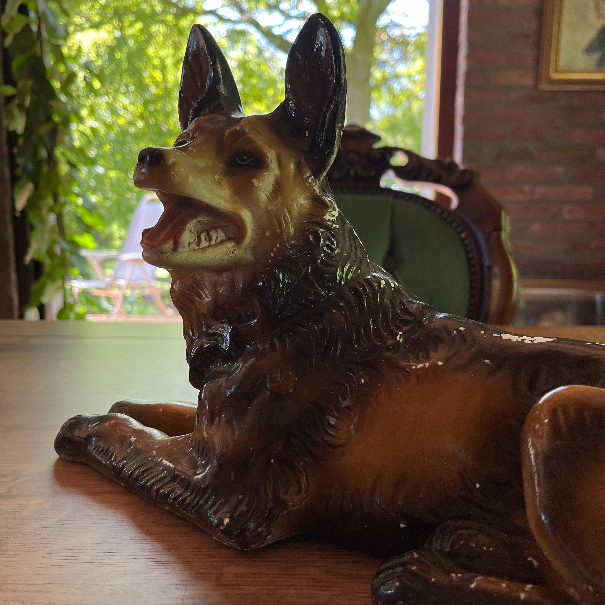 Vintage beeld Herdershond - Bamestra Curiosa