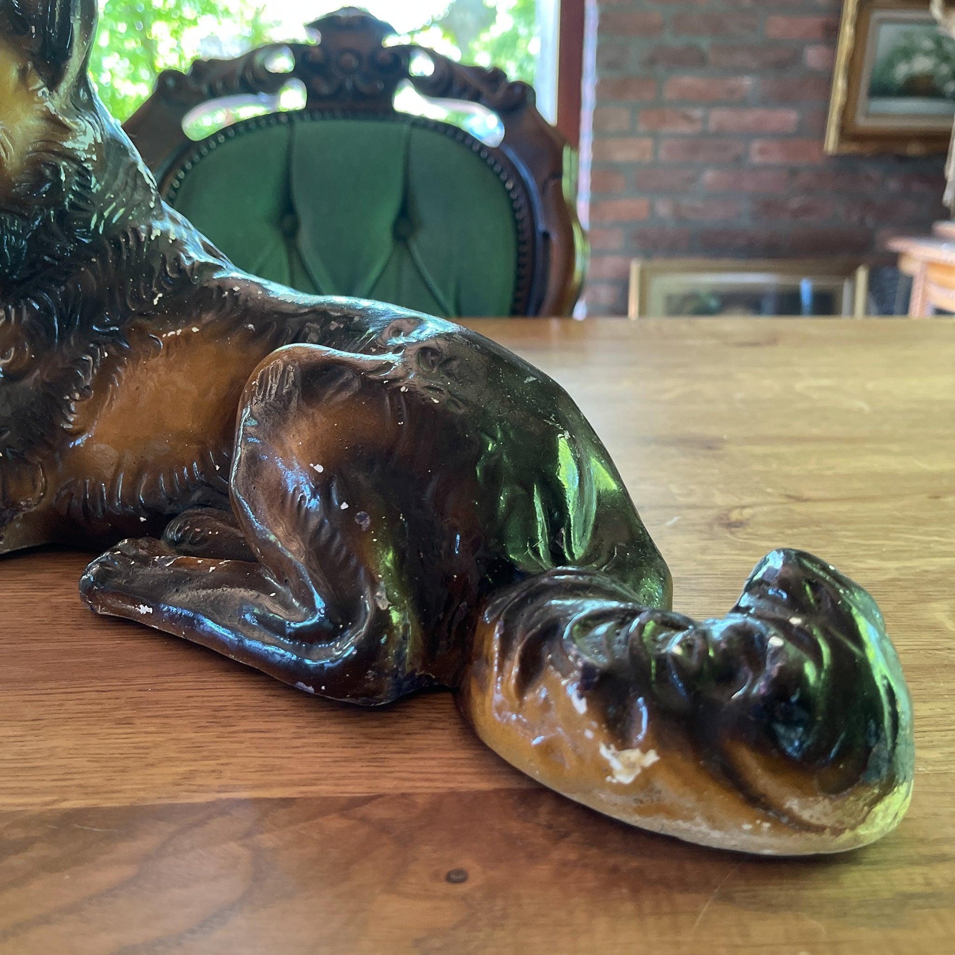 Vintage beeld Herdershond - Bamestra Curiosa