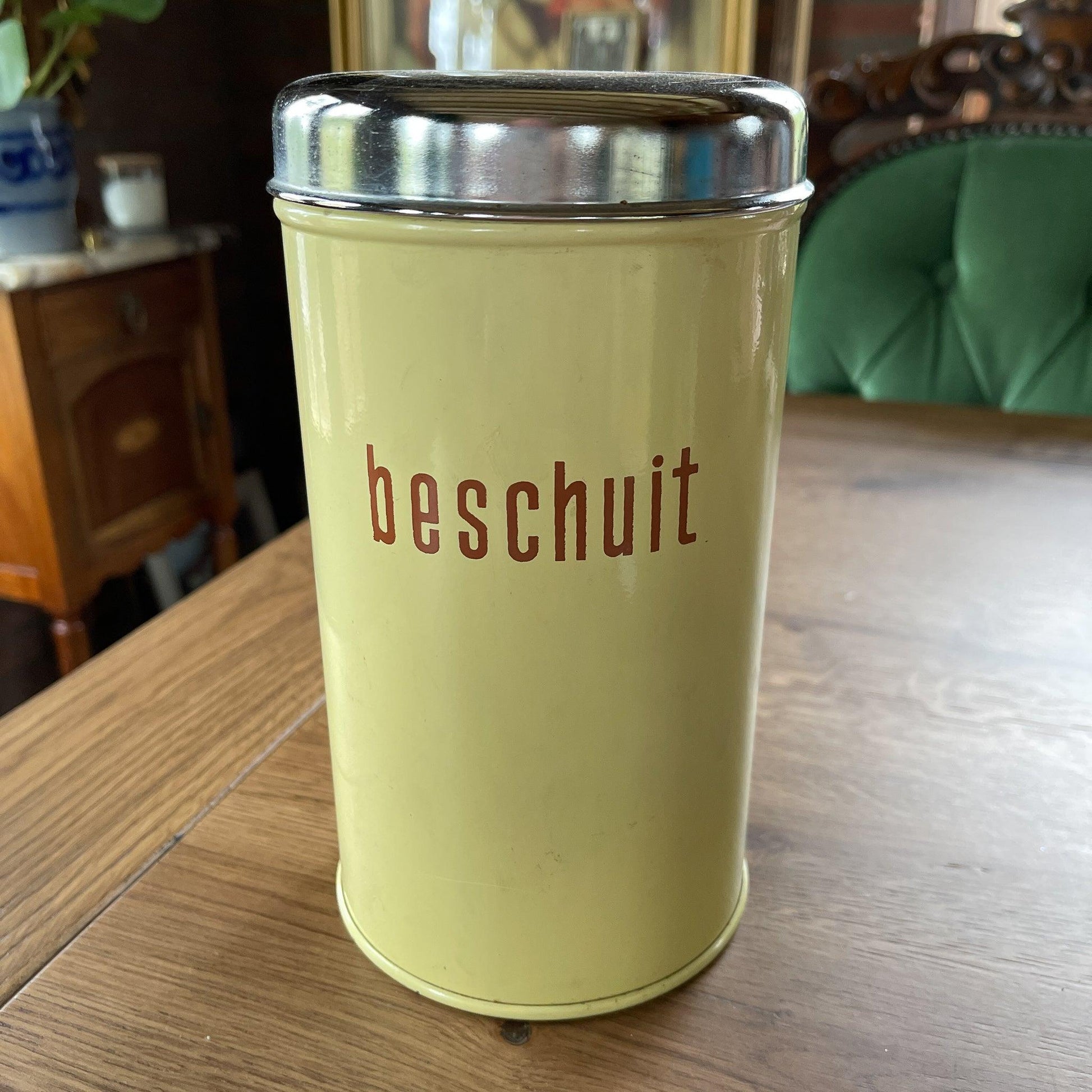 Vintage beschuitbus van Brabantia - Bamestra Curiosa