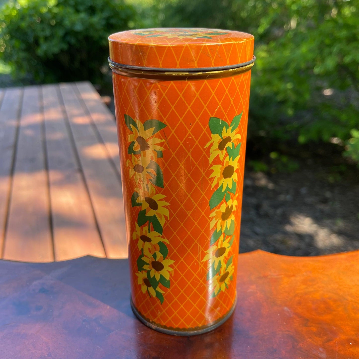 Vintage beschuitbus van Verkade - Bamestra Curiosa