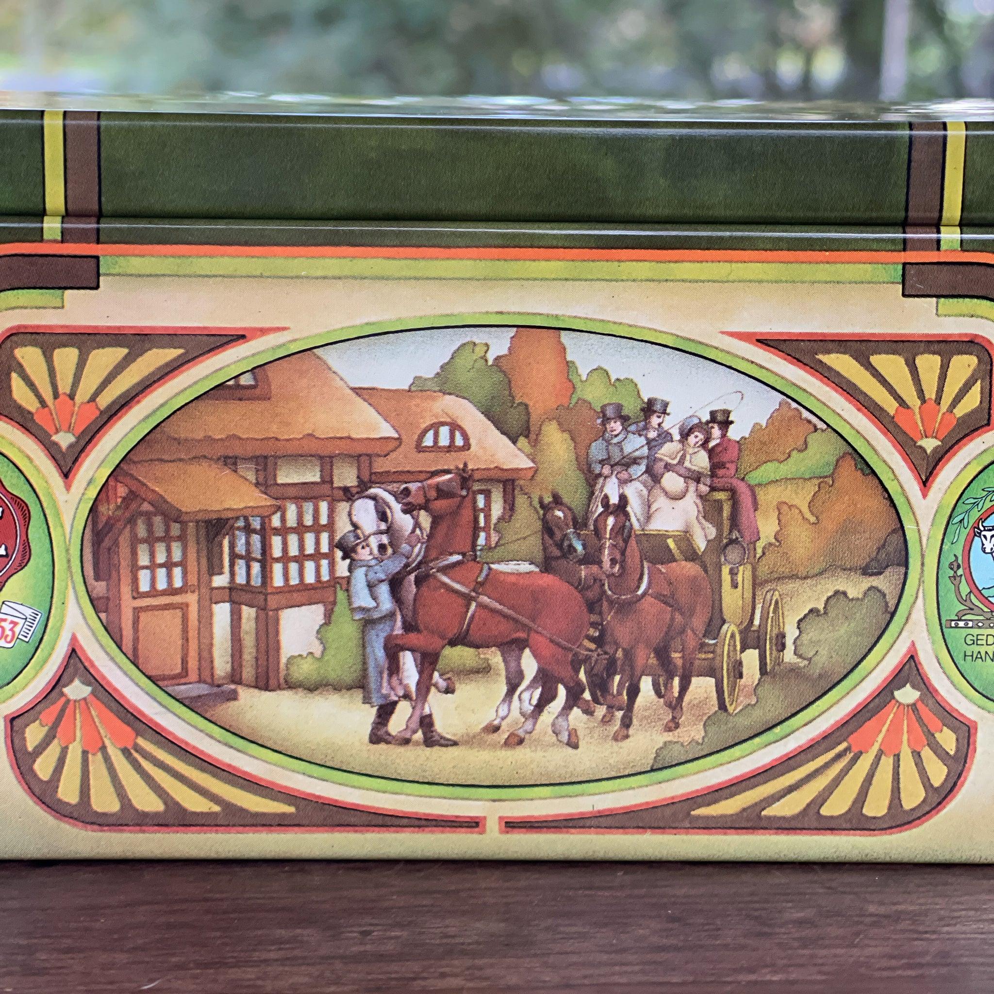 Vintage bewaarblik voor thee van Douwe Egberts Pickwick - The Collectionist