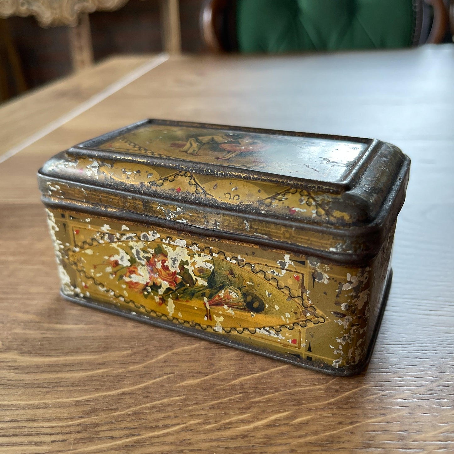 Vintage blik Cacao & Chocoladefabriek - Bamestra Curiosa