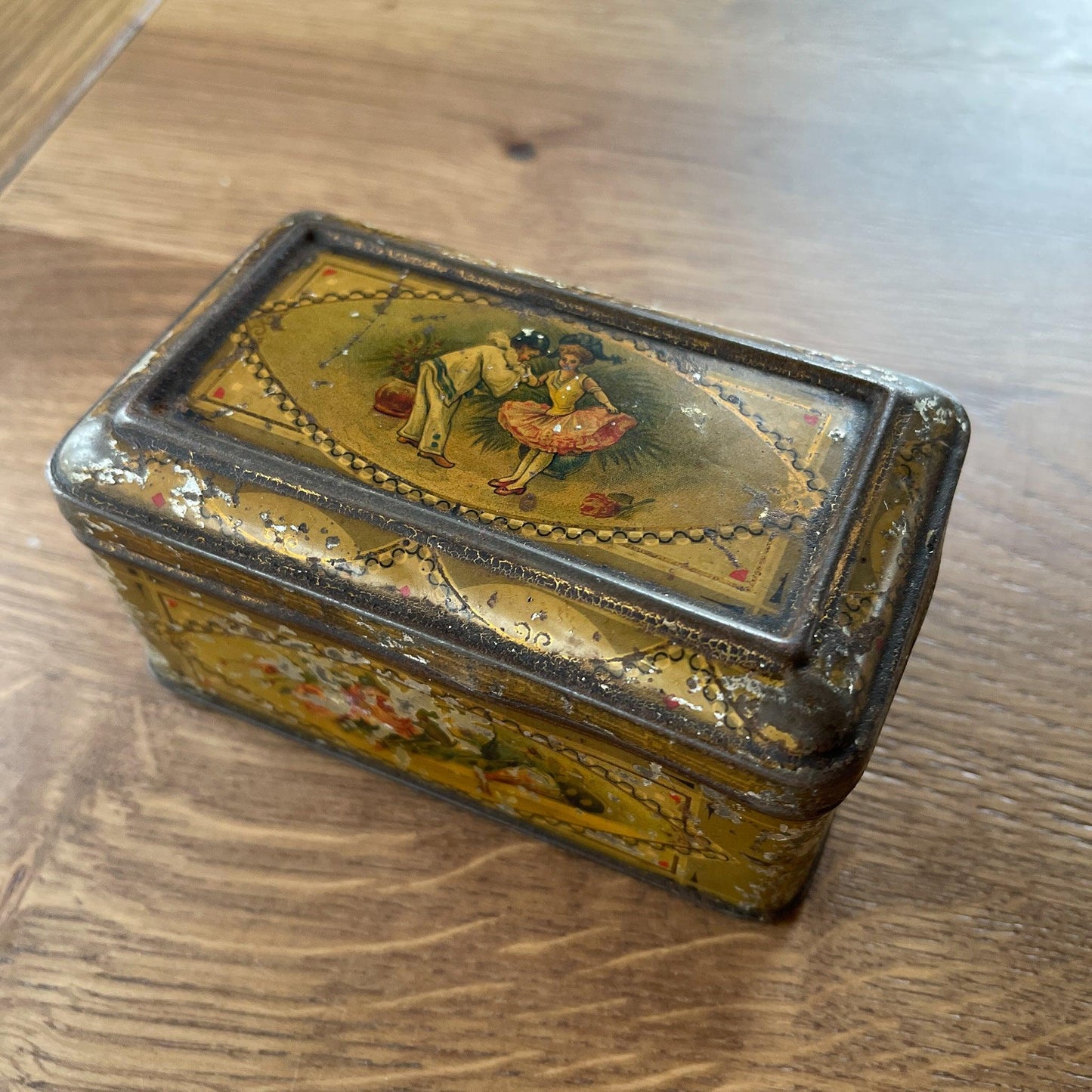 Vintage blik Cacao & Chocoladefabriek - Bamestra Curiosa