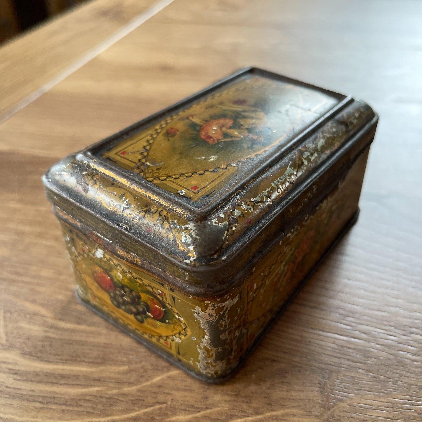 Vintage blik Cacao & Chocoladefabriek - Bamestra Curiosa