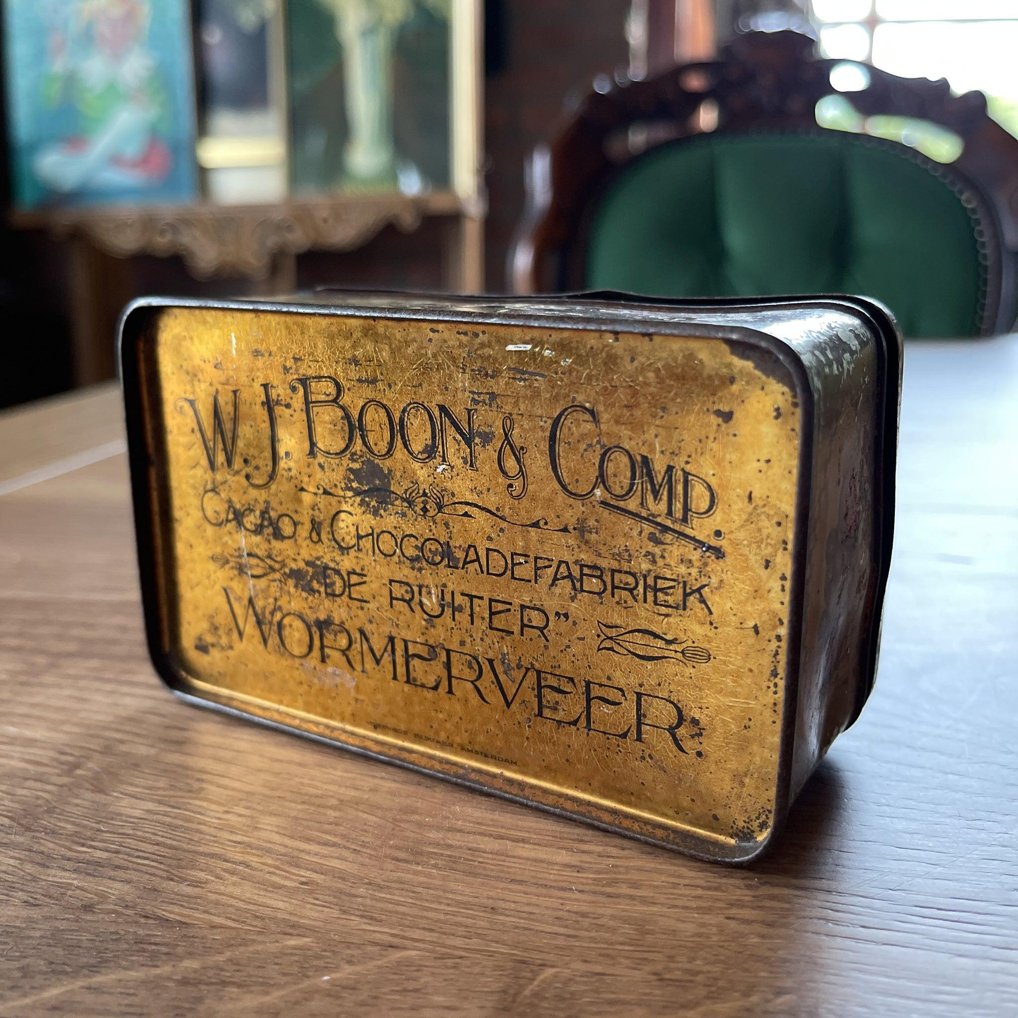 Vintage blik Cacao & Chocoladefabriek - The Collectionist