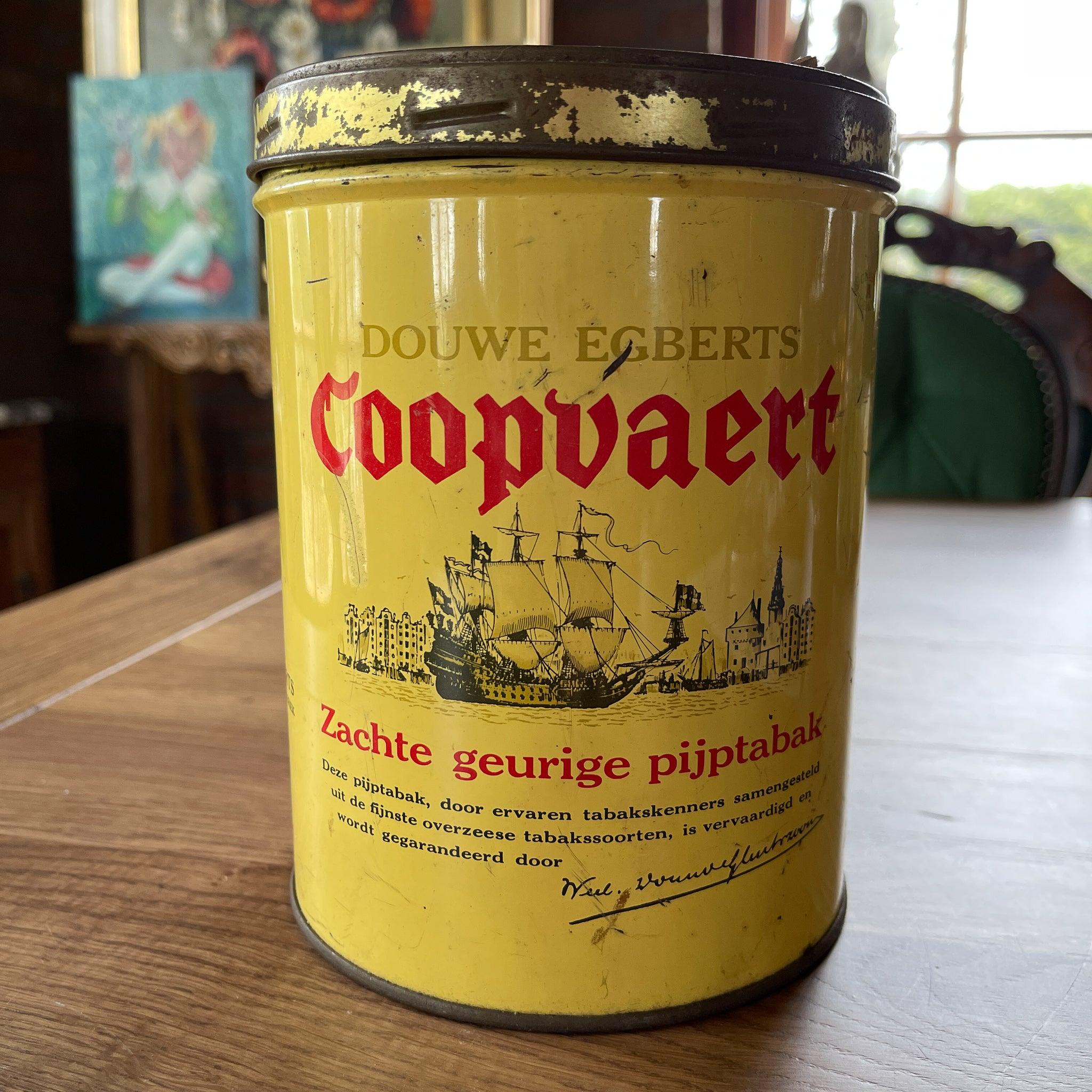 Vintage blik Douwe Egberts Coopvaert - The Collectionist