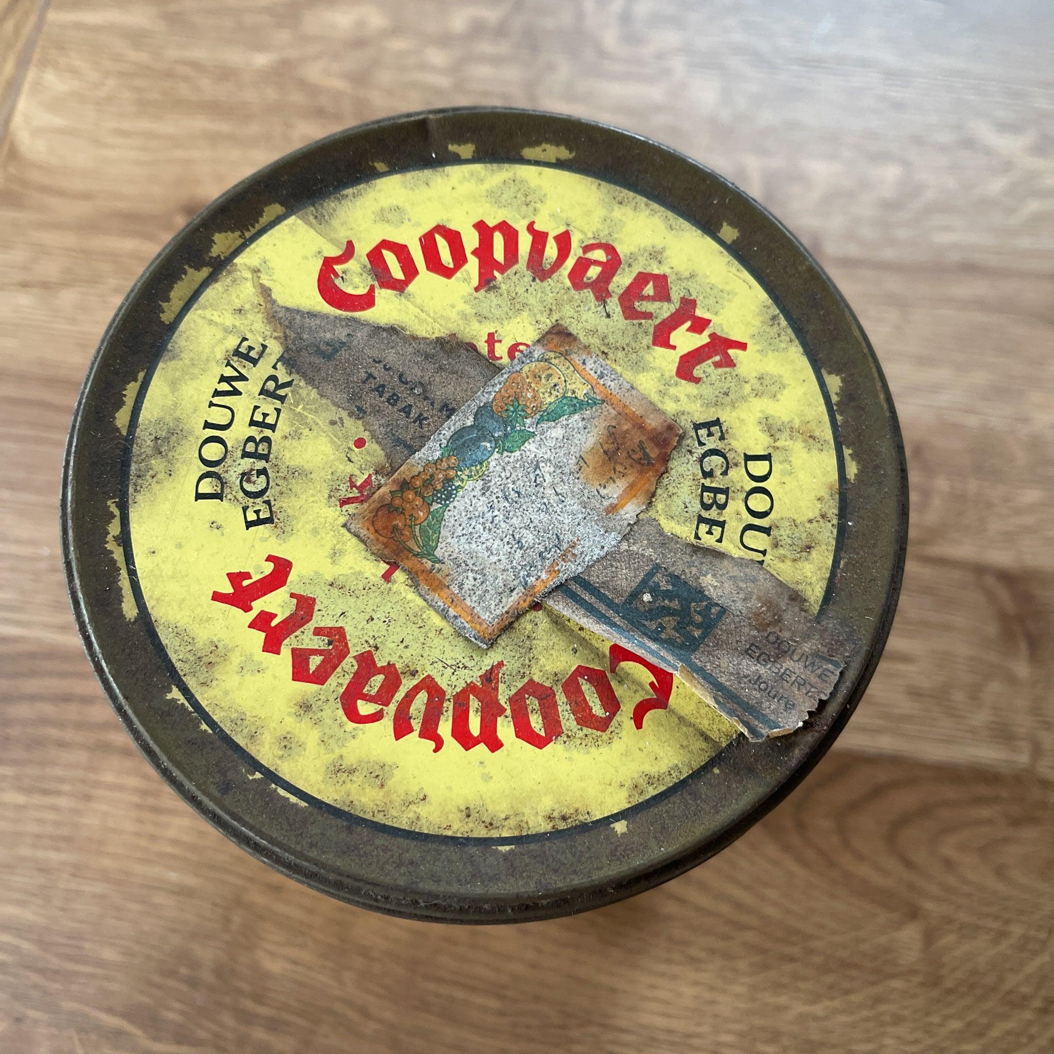 Vintage blik Douwe Egberts Coopvaert - The Collectionist