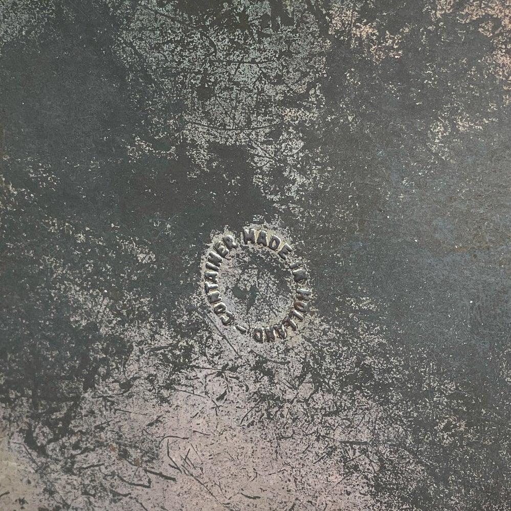 Vintage blik met bloemen - Bamestra Curiosa