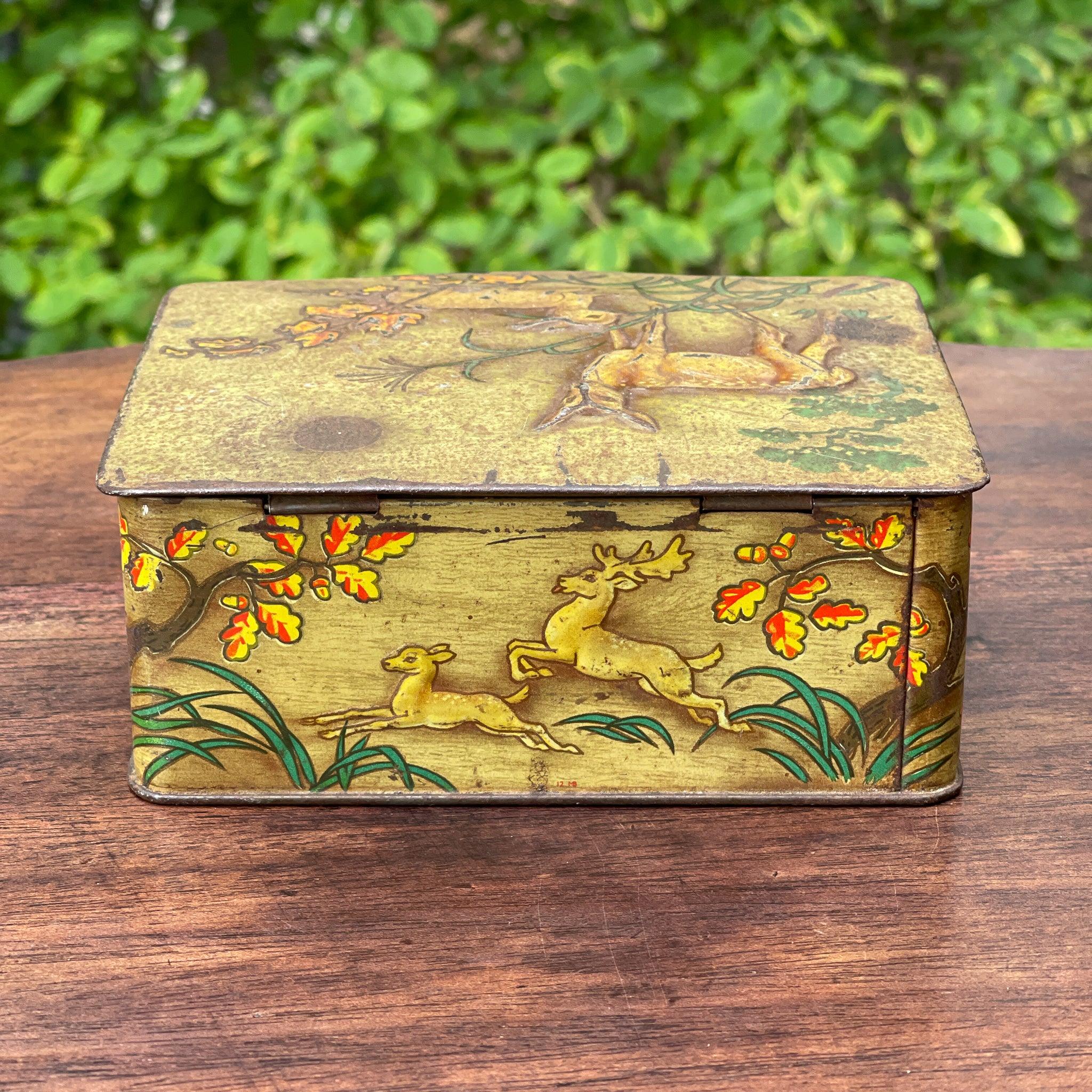 Vintage blik met herten - The Collectionist