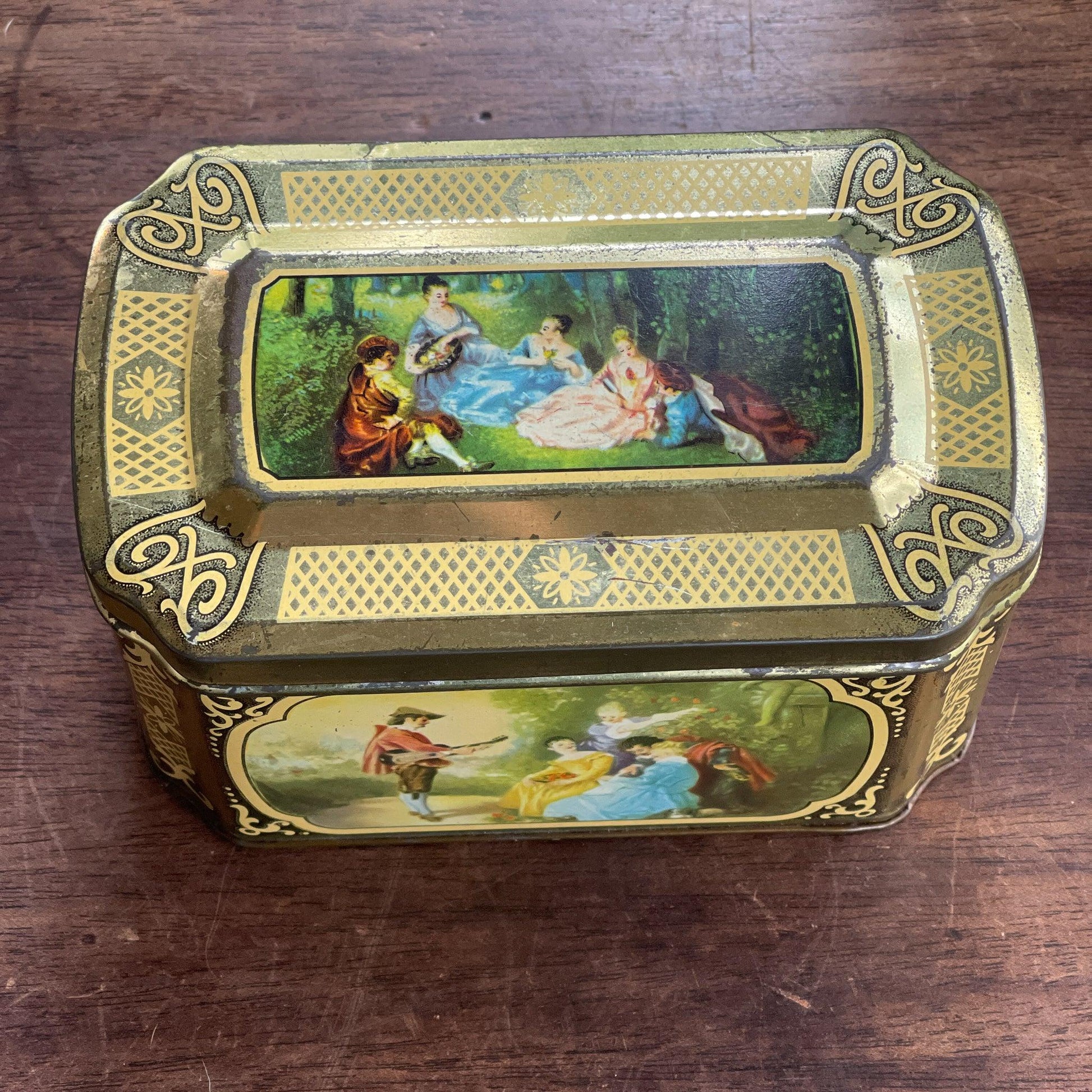 Vintage blik met romantische voorstellingen - Bamestra Curiosa