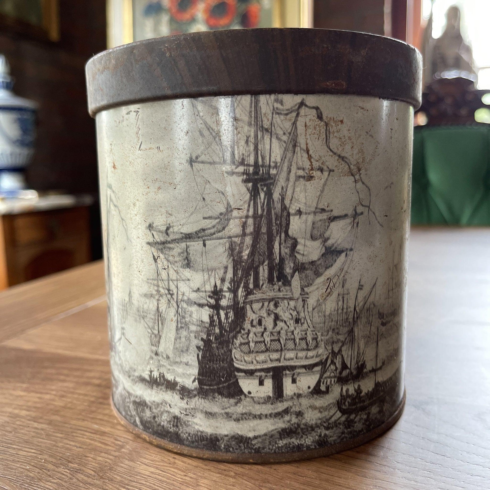 Vintage blik van Douwe Egberts Coopvaert - Bamestra Curiosa