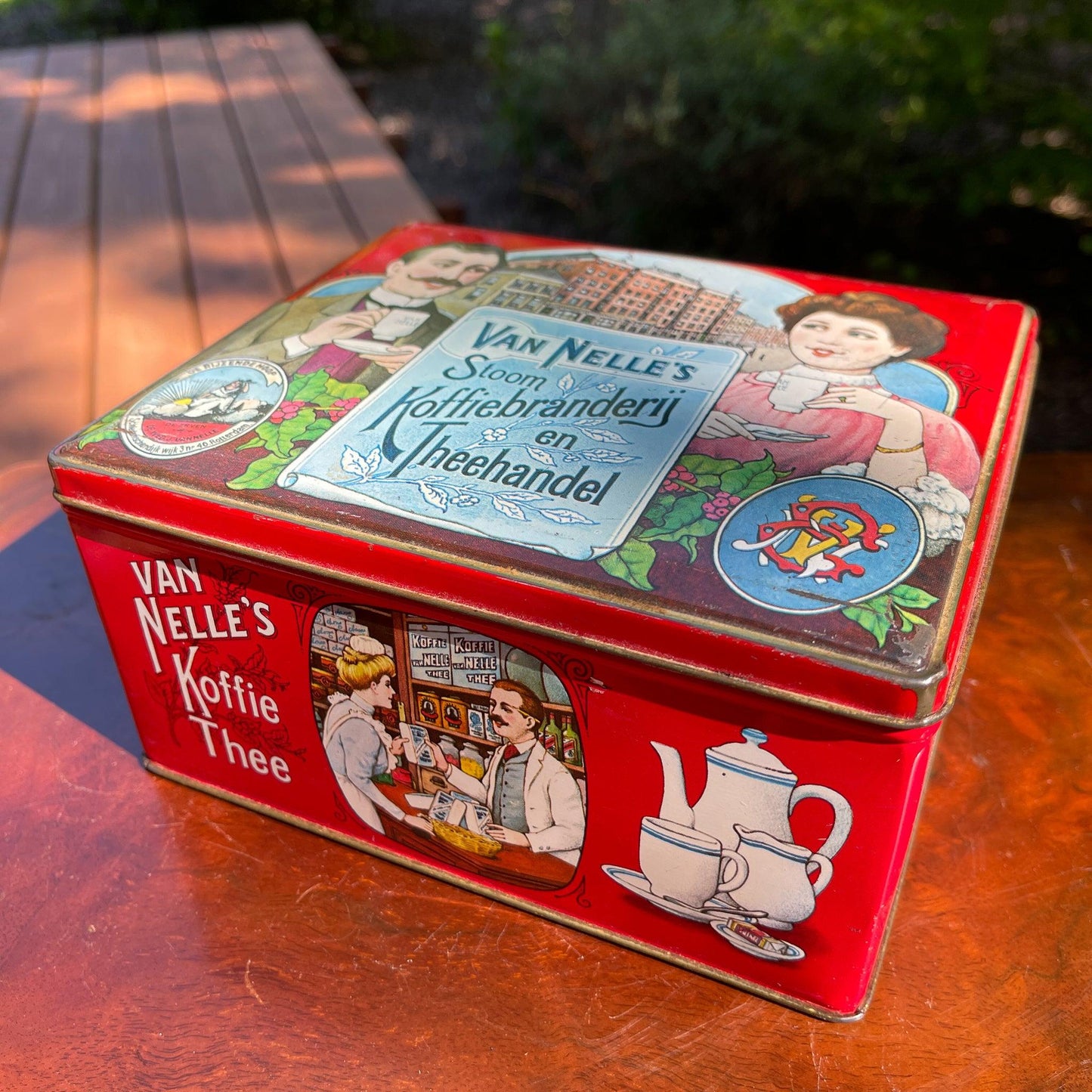 Vintage blik van Van Nelle - Bamestra Curiosa