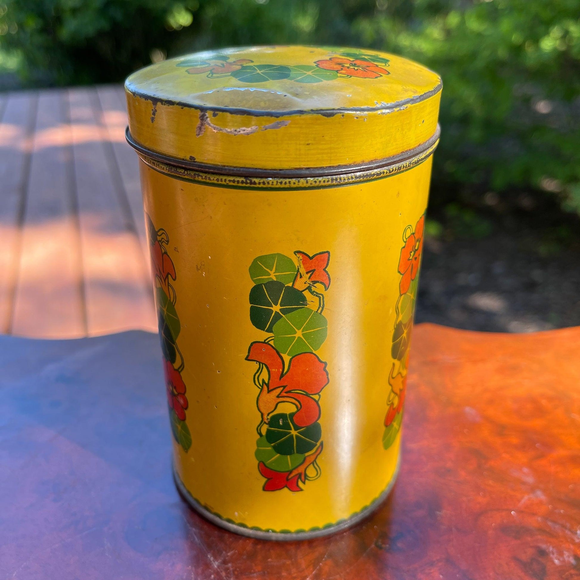 Vintage blik van Verkade - Bamestra Curiosa