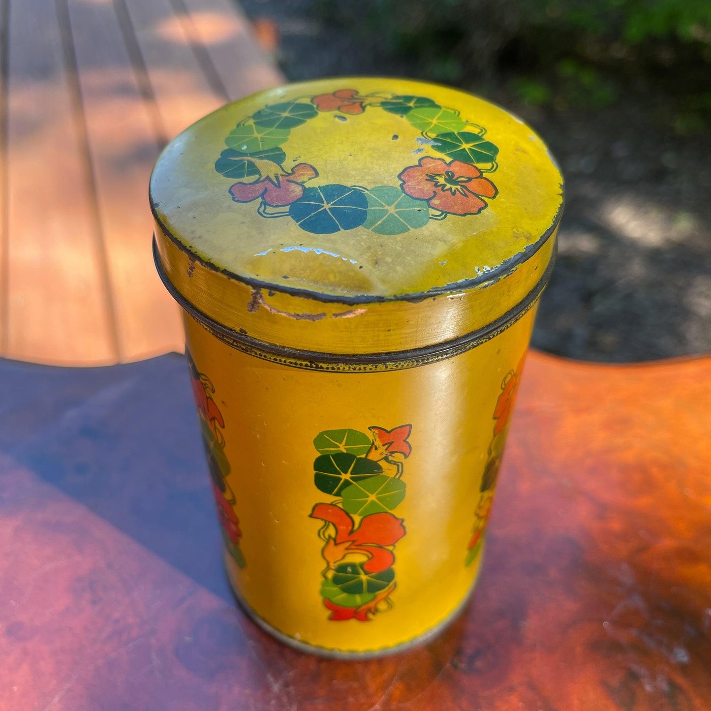 Vintage blik van Verkade - Bamestra Curiosa