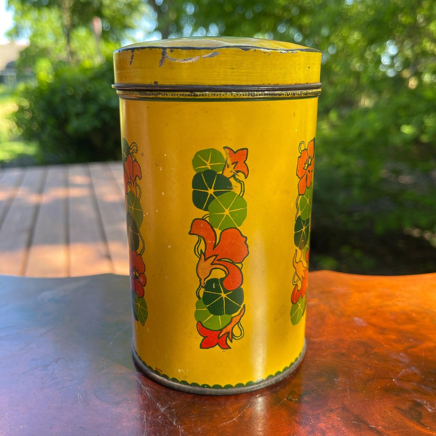 Vintage blik van Verkade - Bamestra Curiosa