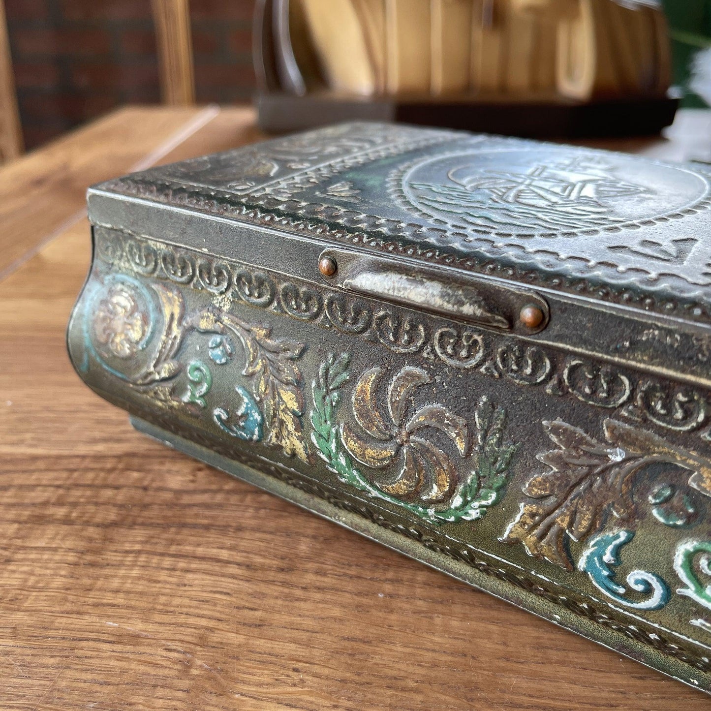 Vintage blik zeilschip - Bamestra Curiosa