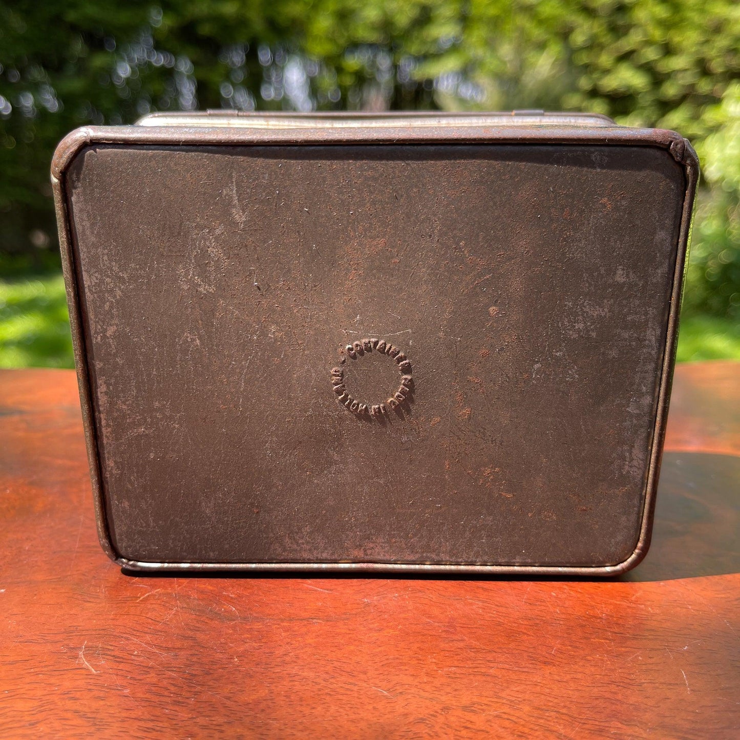 Vintage blikje met bloemen - Bamestra Curiosa