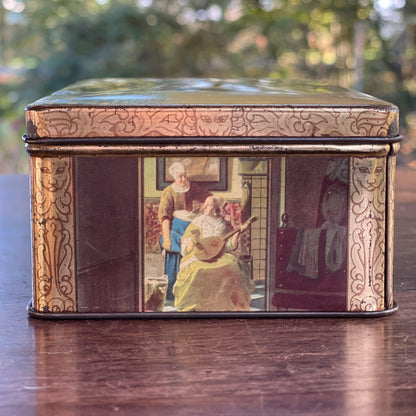 Vintage blikje met Hollandse taferelen van het merk HUS - The Collectionist