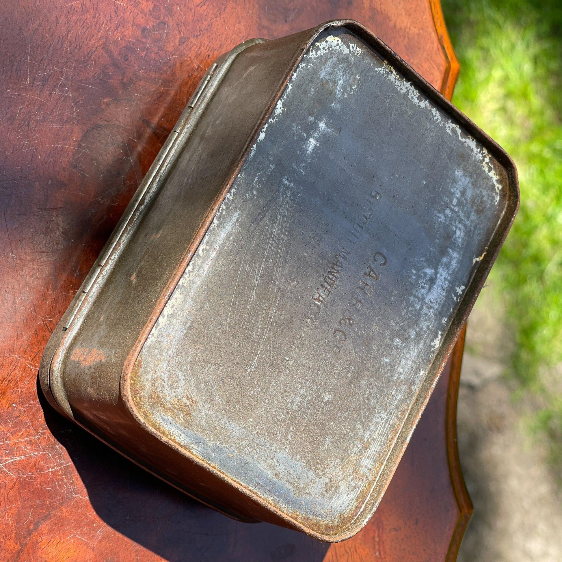 Vintage blikje van CARR&Co - Bamestra Curiosa