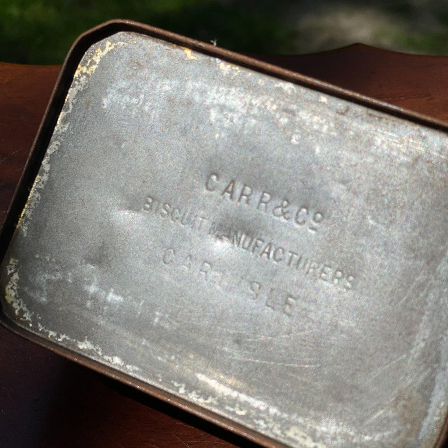 Vintage blikje van CARR&Co - Bamestra Curiosa