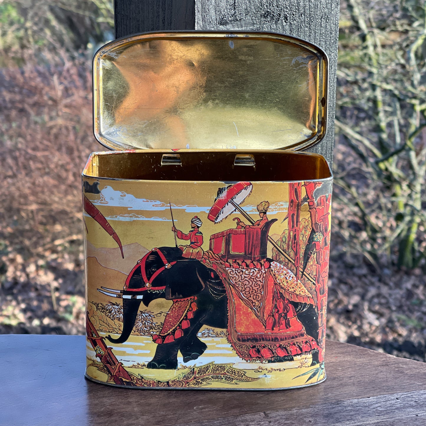 Theeblik Met Olifant - Bamestra Curiosa