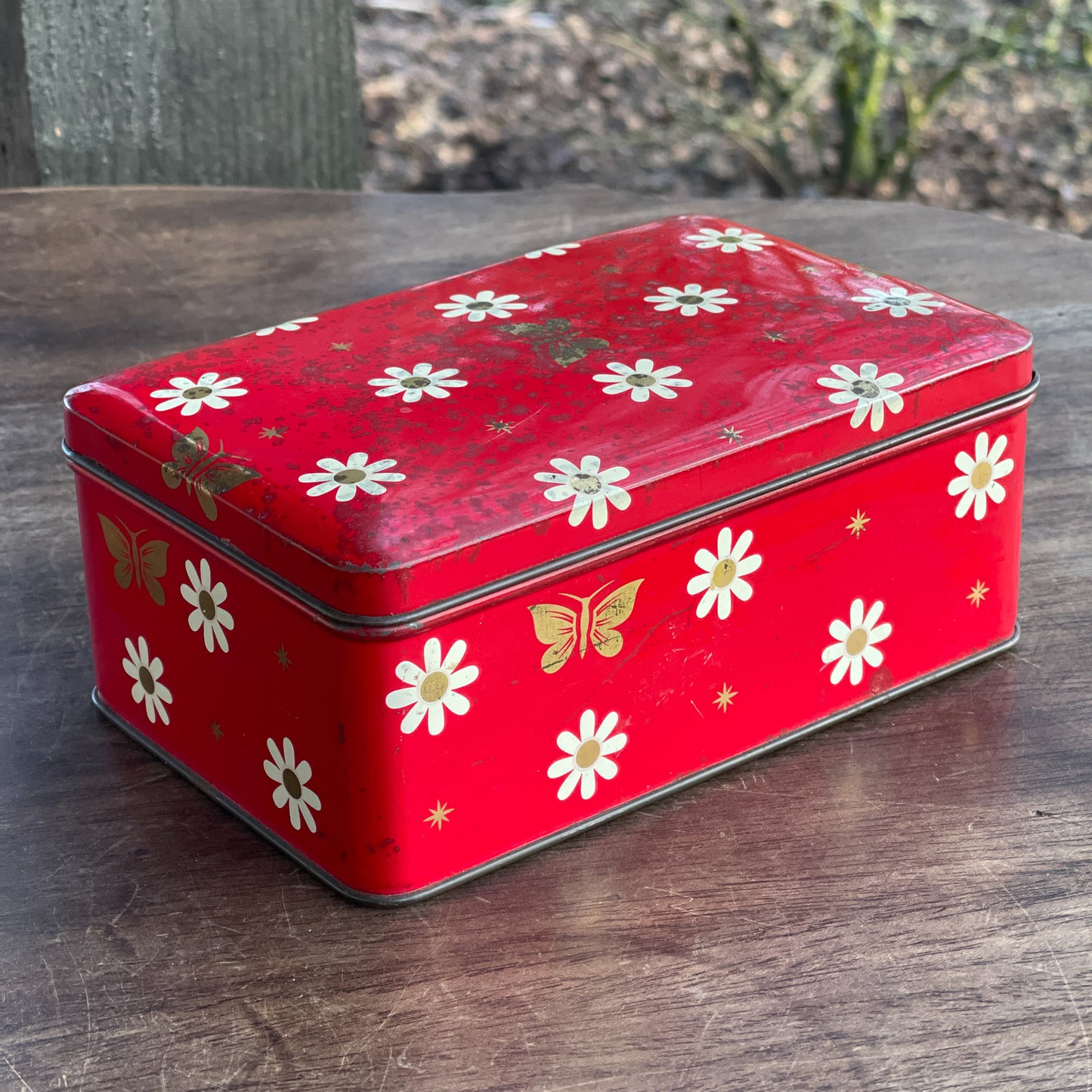 ARK Koekblik Met Vlinders en Margrieten - Bamestra Curiosa