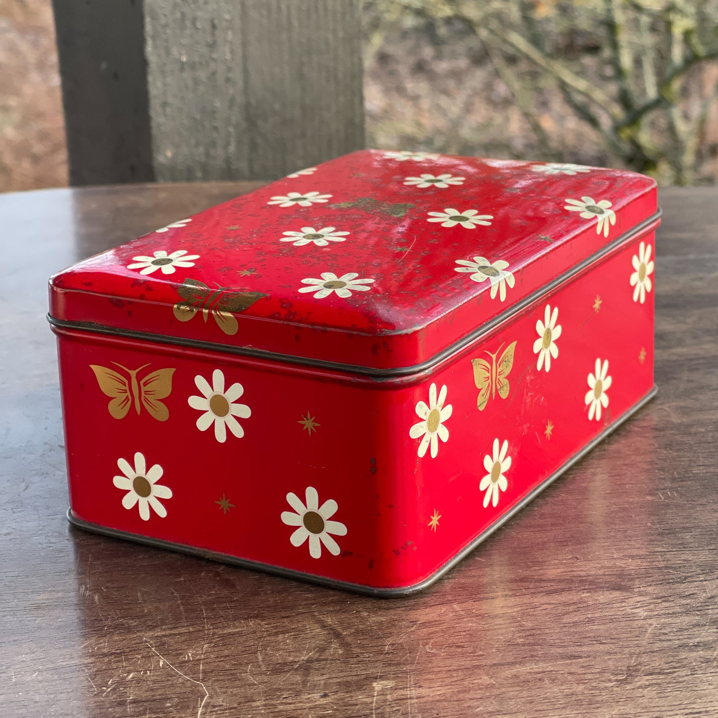 ARK Koekblik Met Vlinders en Margrieten - Bamestra Curiosa