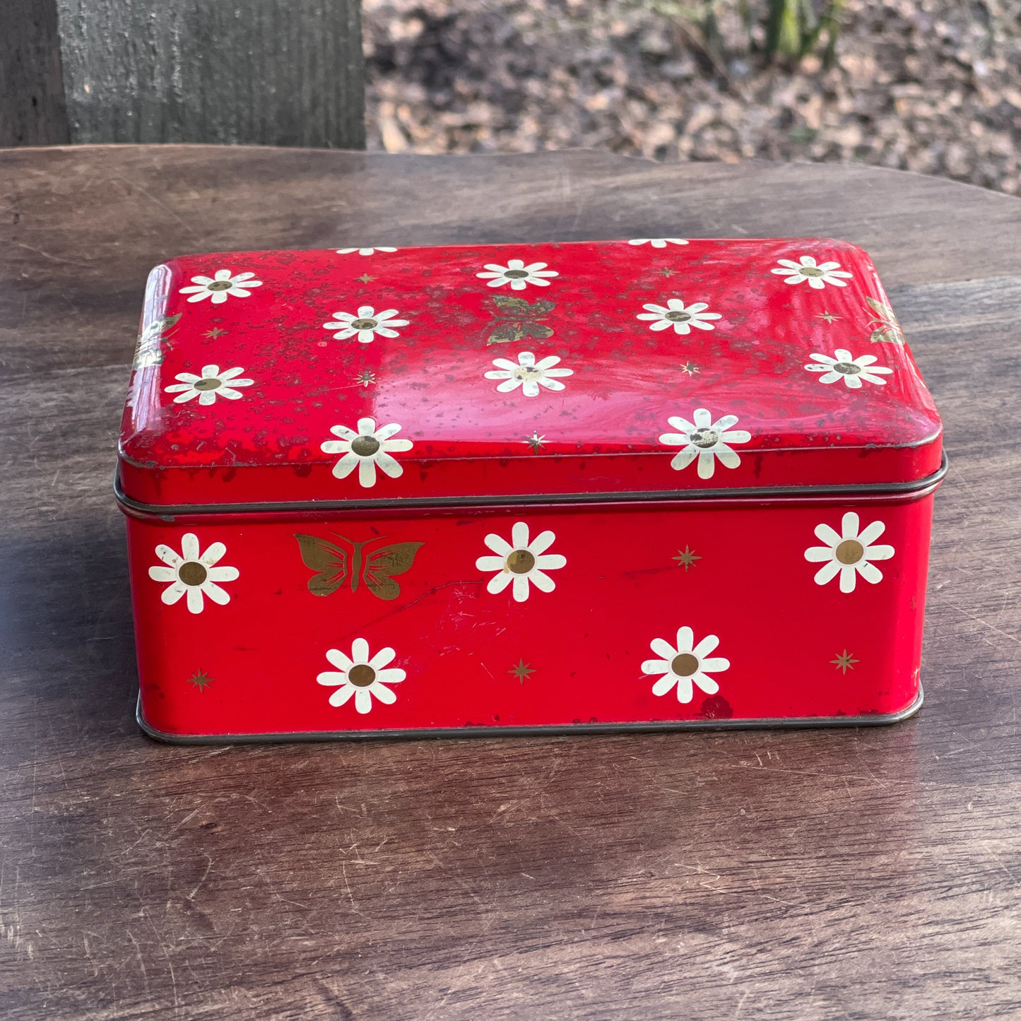 ARK Koekblik Met Vlinders en Margrieten - Bamestra Curiosa