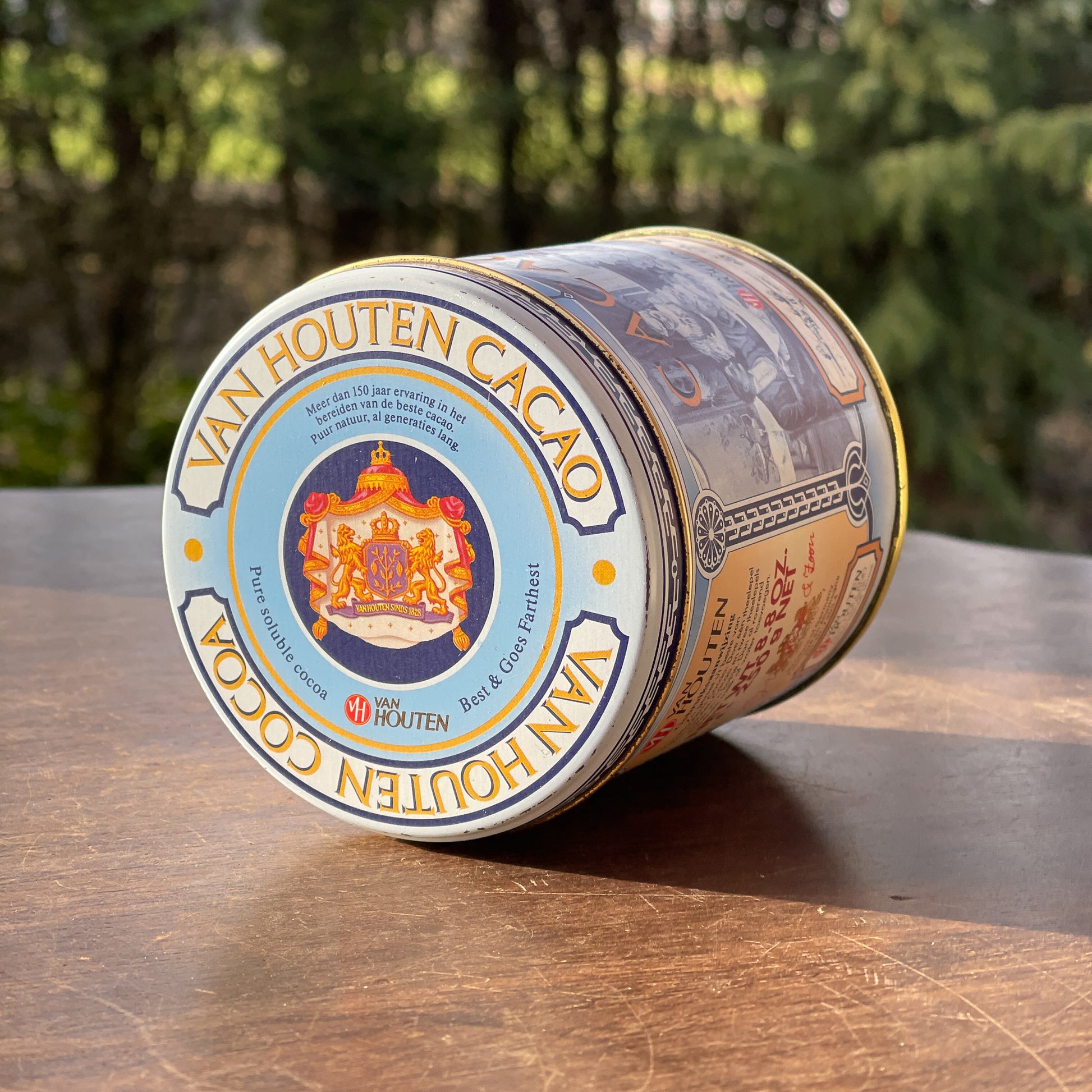 Van Houten Cocoa Blik - Bamestra Curiosa